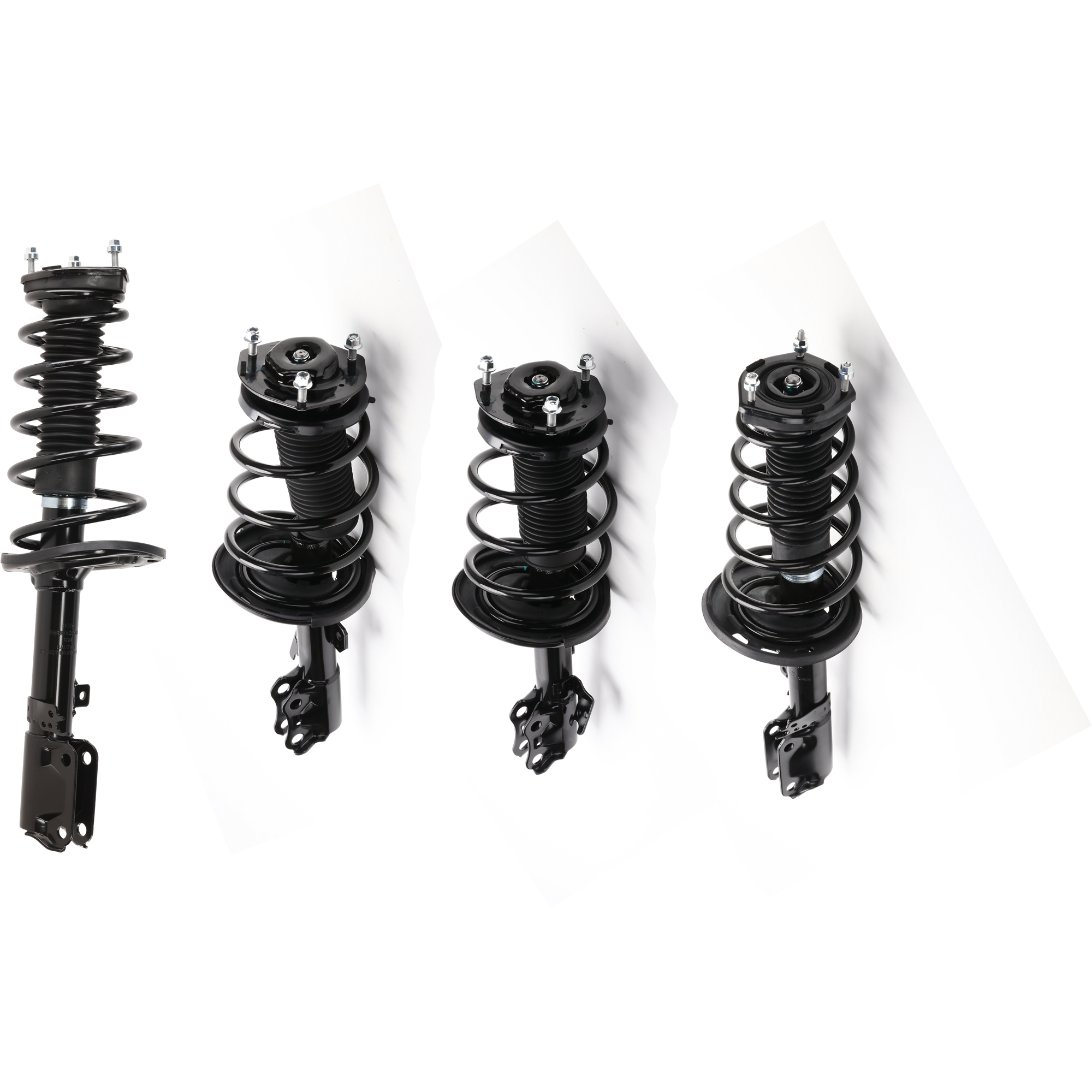 AM SOLARA 04-08 CAMRY 04-06 FRONT AND REAR FULLY LOADED STRUT RH AND LH Gas Charged Twin tube Set of 4 SKU SET JL280509-4 OEM 4851080147-4851080108-48520396