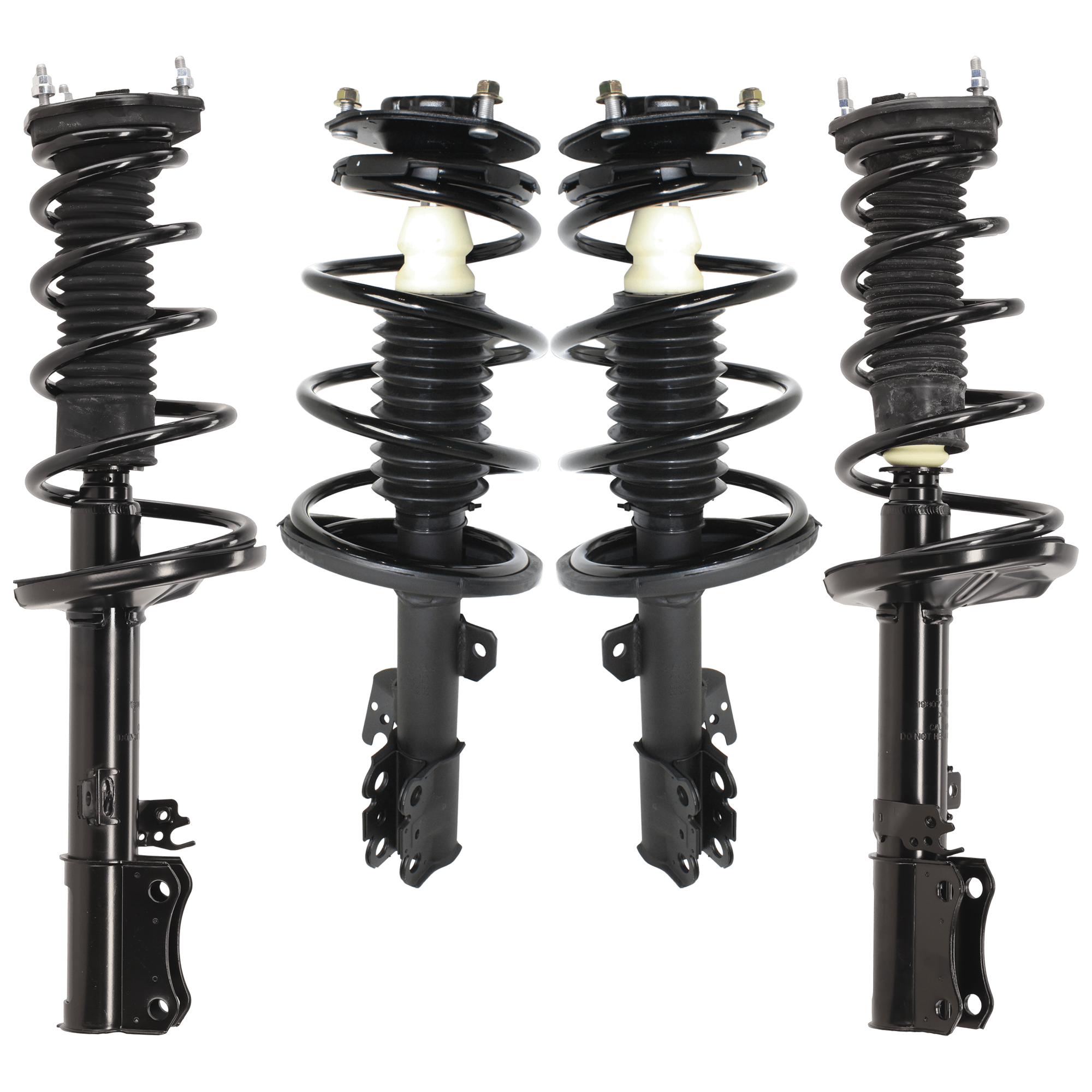 AM CAMRY ES300-02-03 FRONT AND REAR FULLY LOADED STRUT RH AND LH Gas Charged Twin tube Set of 4 SKU SET JL280513-4 OEM 4853039795-48510A9190-48530A91