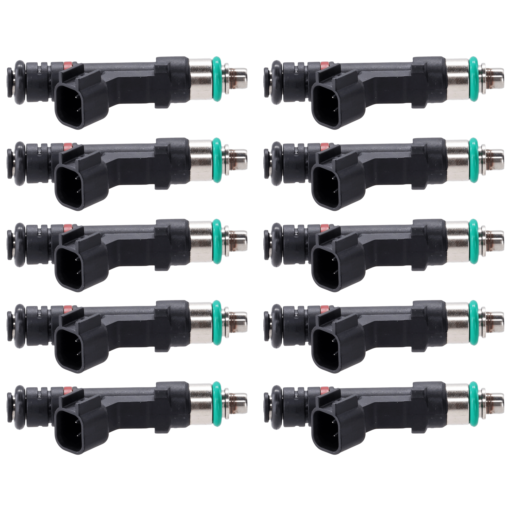 AM CROWN VICTORIA 05-05 E 350 SUPER DUTY 08-17 FUEL INJECTOR Gas Set of 10 SKU SET JL31430003-10 OEM 82211196-0280158064-5W7Z9F593A