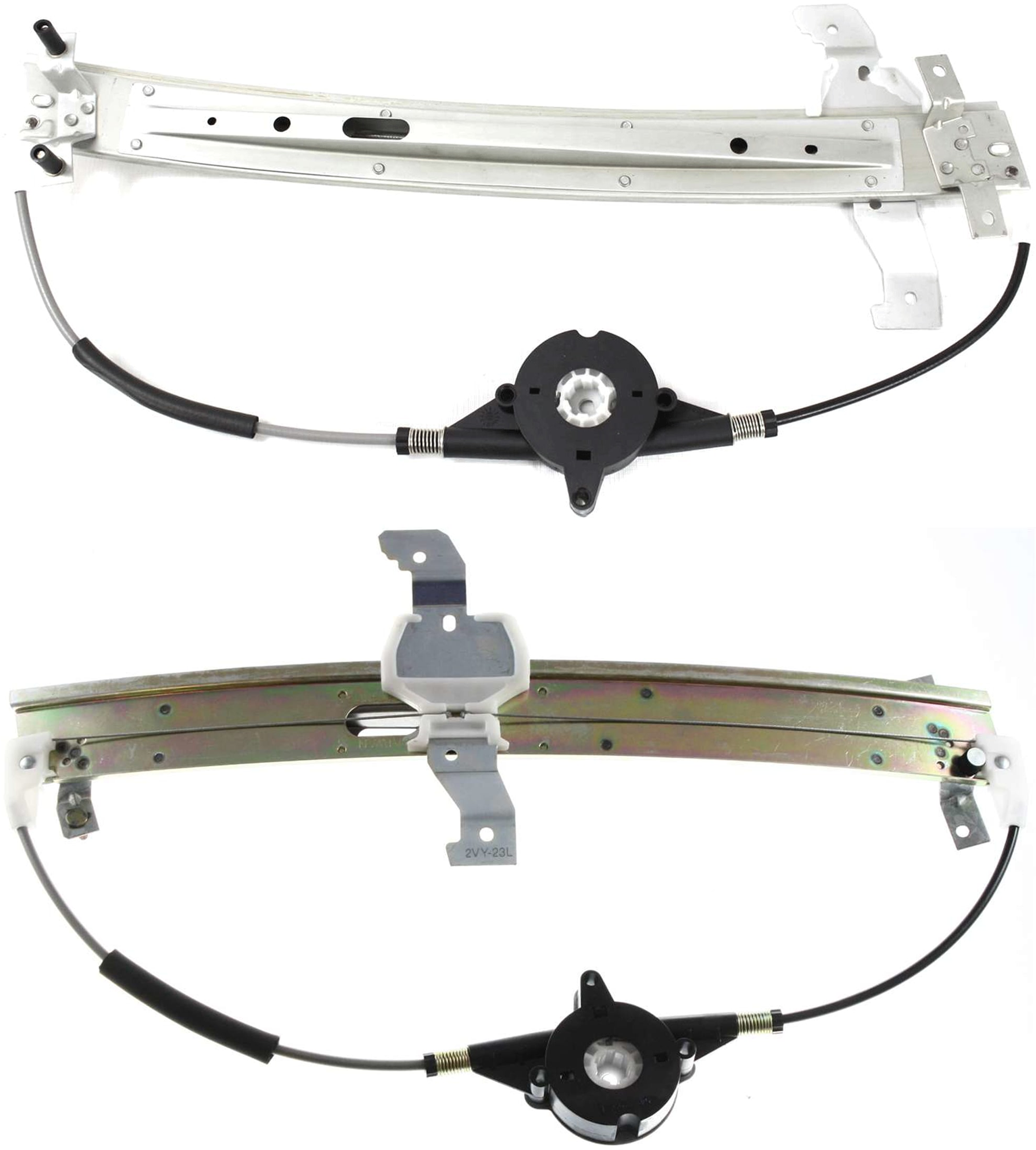 AM TOWN CAR 90-93 FRONT WINDOW REGULATOR RH AND LH Power w o Motor SKU SET JL462901 Partslink FO1350105 FO1351105 OEM F2VY5423208A F2VY5423209A