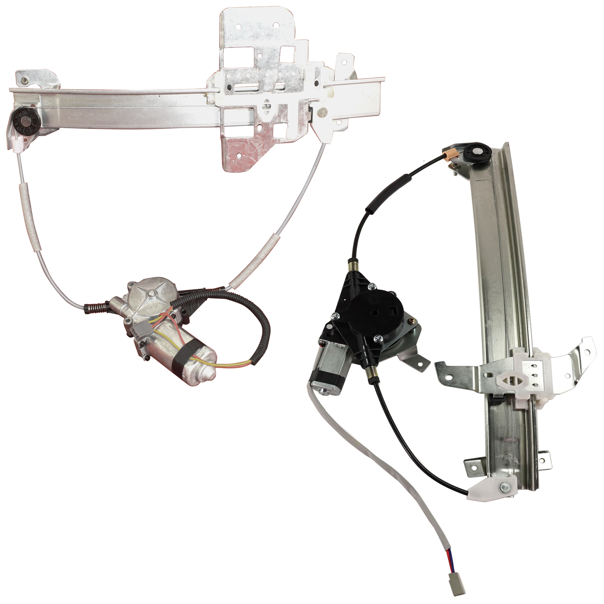AM TOWN CAR 95-97 FRONT AND REAR WINDOW REGULATOR LH Power w Motor SKU SET JL462914-2L Partslink FO1350124 OEM 1W7Z5423395AA F2VY5423395B F3V