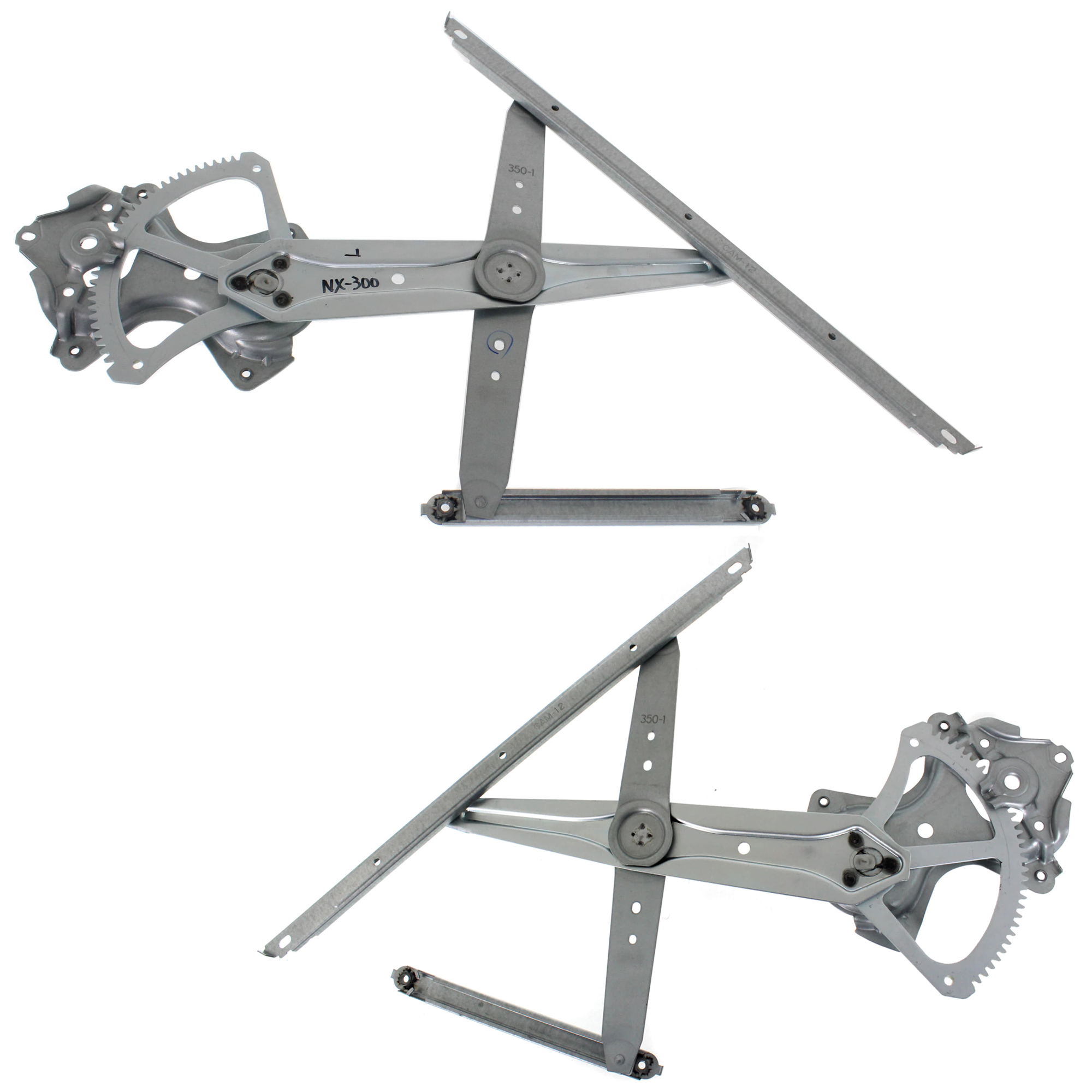 AM NX300H 15-21 NX300-18-21 REAR WINDOW REGULATOR RH AND LH Power w o Motor 19-21 Front ES250 ES350 ES300H Japan Built Vehicle SKU SET JL462957 Partslink LX1550115 LX1551115 OEM 6980178020-6980278020