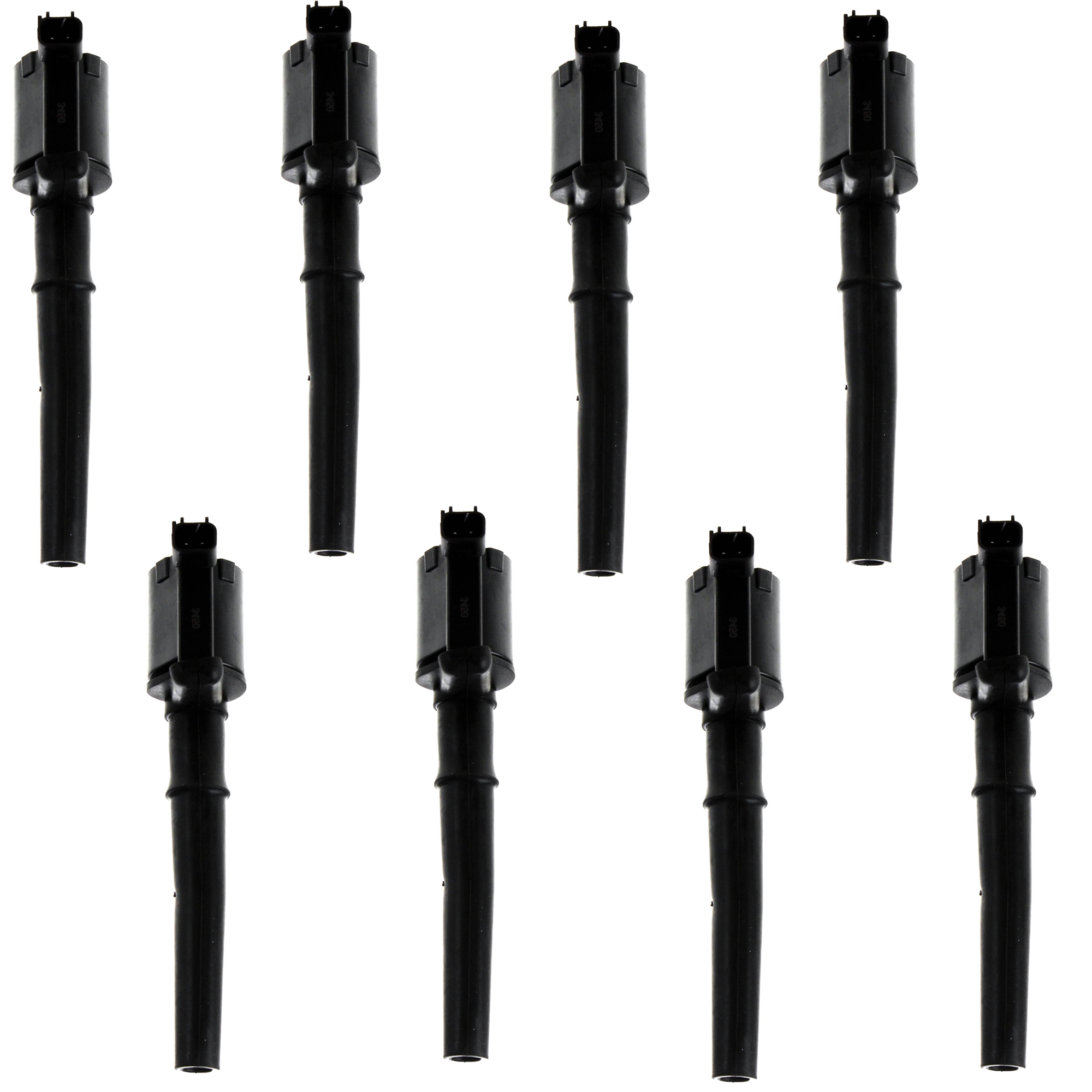 AM MARK VIII 97-98 NAVIGATOR 99-04 IGNITION COIL Set 8 Cylinder 12 Volts Blade Type 2 Prong Male SKU SET JL504605-8