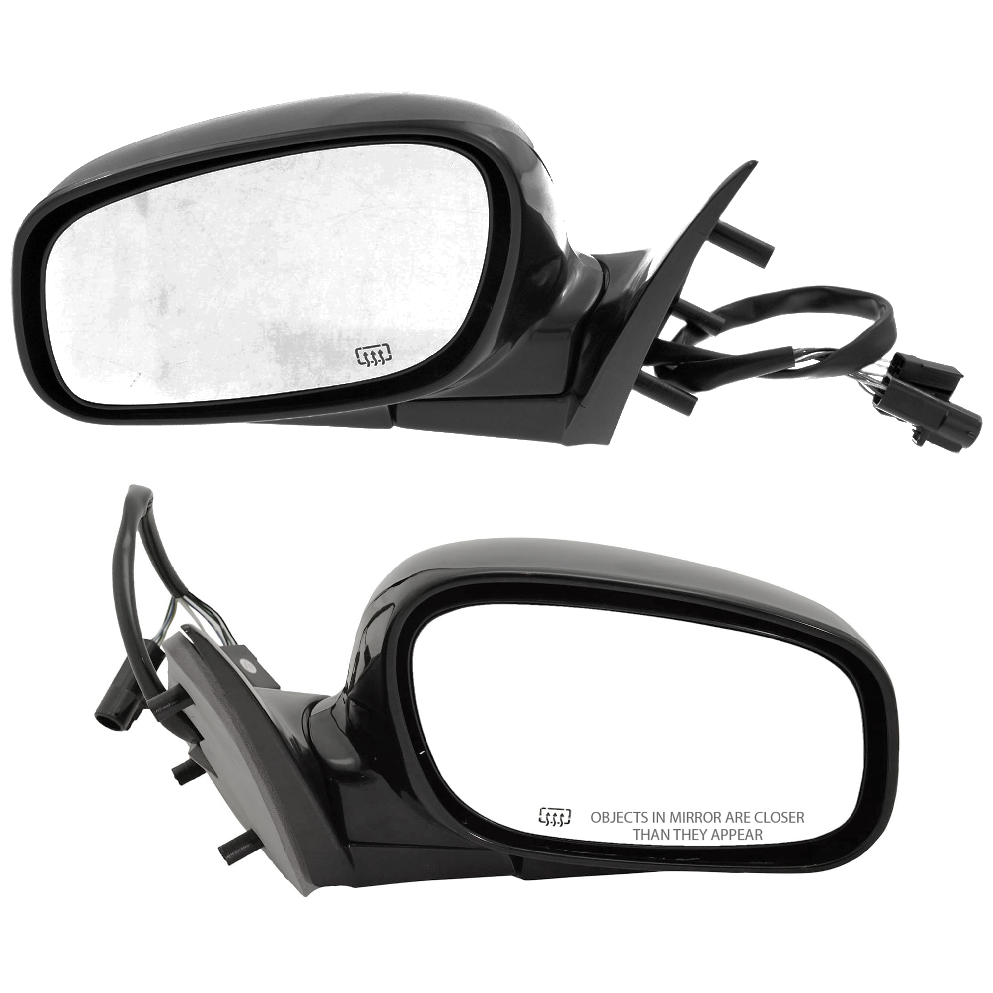 AM TOWN CAR 03-04 MIRROR RH AND LH Power Manual Folding Heated Paintable w Memory No Auto dimming To 02-08-04 SKU SET JLN13ER Partslink FO1320323 FO1321258 OEM 4W1Z17682BAB 4W1Z17683CAB