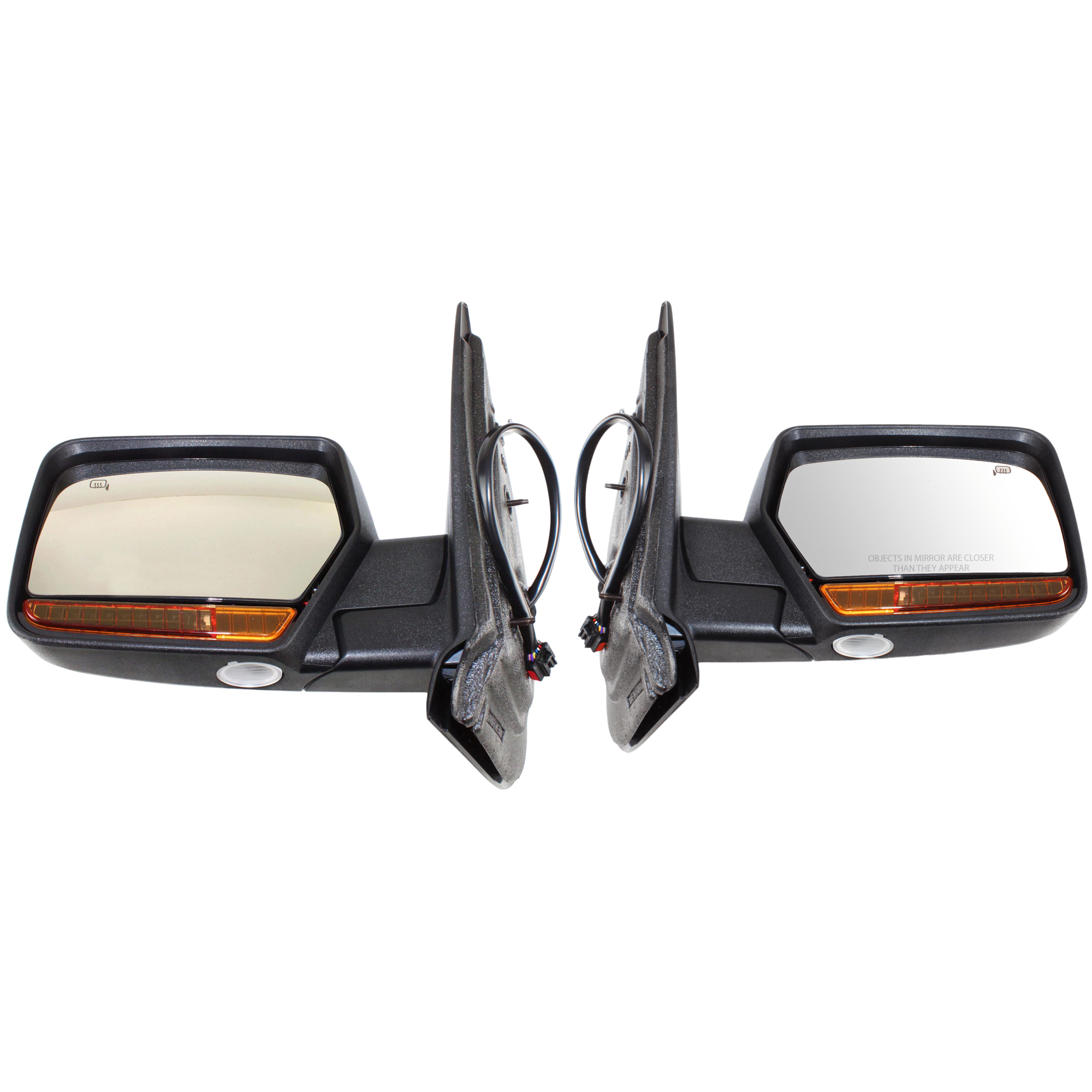 AM EXPEDITION NAVIGATOR 09-10 MIRROR RH AND LH Non Towing Power Power Folding Heated Chrome w In housing Signal Light and Memory No Auto dimming and BSD SKU SET JLN16CR S Partslink FO1320392 FO1320365 FO1321392 FO1321365 OEM 9L7Z17682AA 9L1Z17682AA 9L7Z17