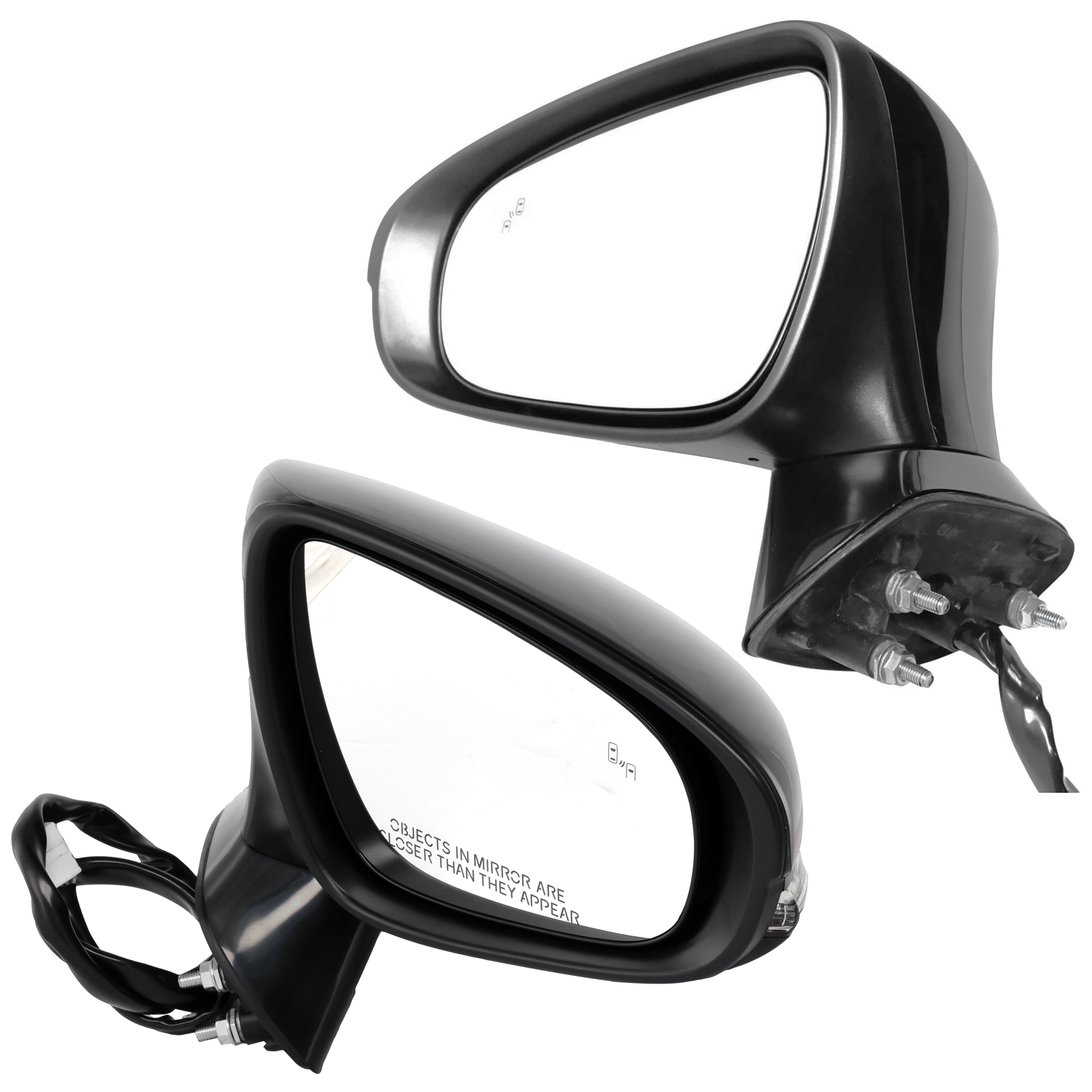 AM GS350 GS450H 13-13 MIRROR RH AND LH Power Manual Folding Heated Paintable w BSD Memory Puddle Light and Signal Light No Auto dimming SKU SET JLX05ER S Partslink LX1320147 LX1321147 OEM 8791030C51C0 PFM 8794030D41C0