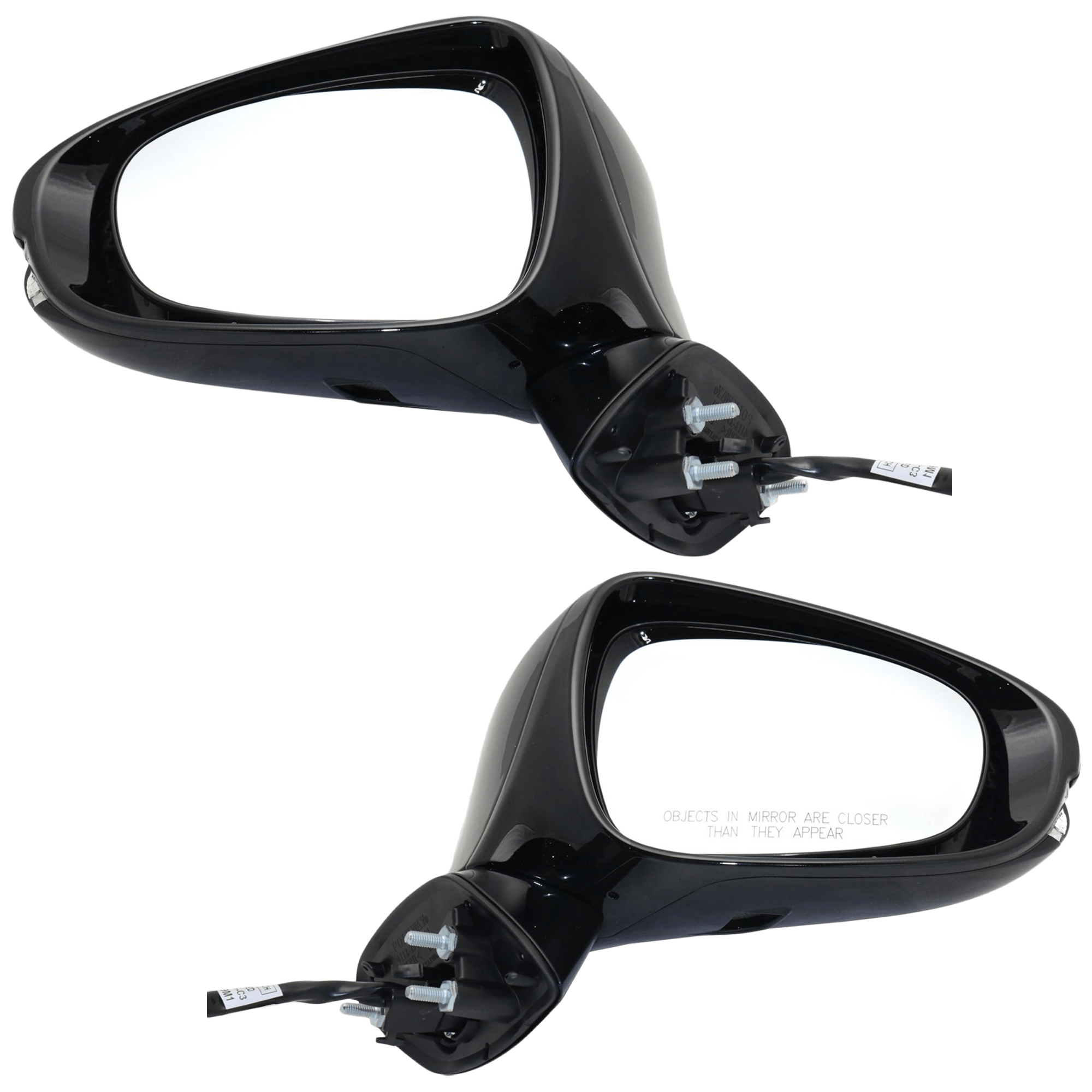 AM GS350-13-20 GS450H 13-13 MIRROR RH AND LH Power Manual Folding Heated No BSD w Mem Signal and Puddle Light Paintable SKU SET JLX30ER S Partslink LX1320143 LX1321143 OEM 8791030C41C0 PFM 8794030D31C0