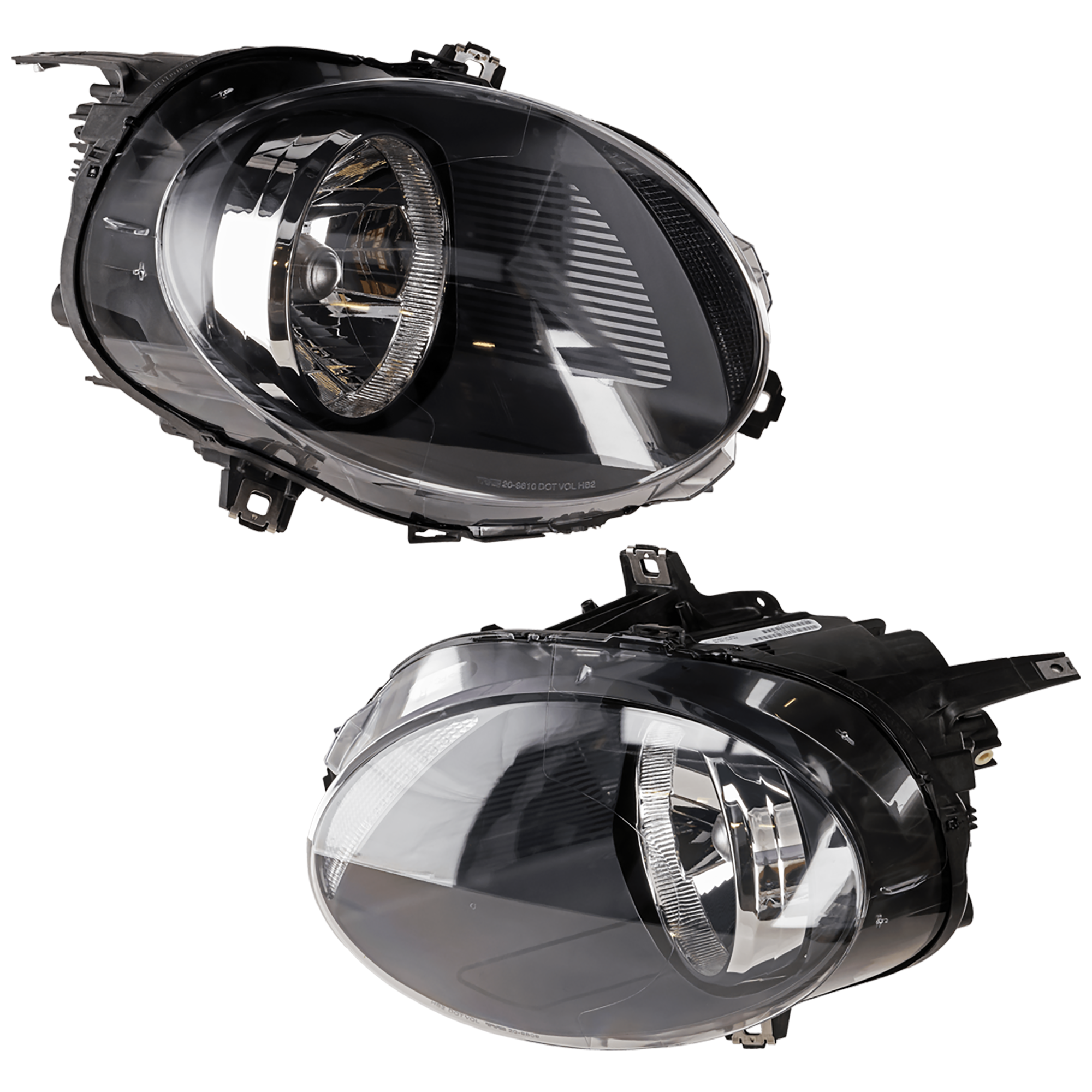 AM COOPER 19-21 HEAD LAMP RH AND LH Lens and Housing LED w White Turn Signal Light Convertible 19-21 Hatchback 19-21 Wagon 2000 SKU SET JM10010001U Partslink MC2518104 MC2519104 OEM 63117433795-63117433796