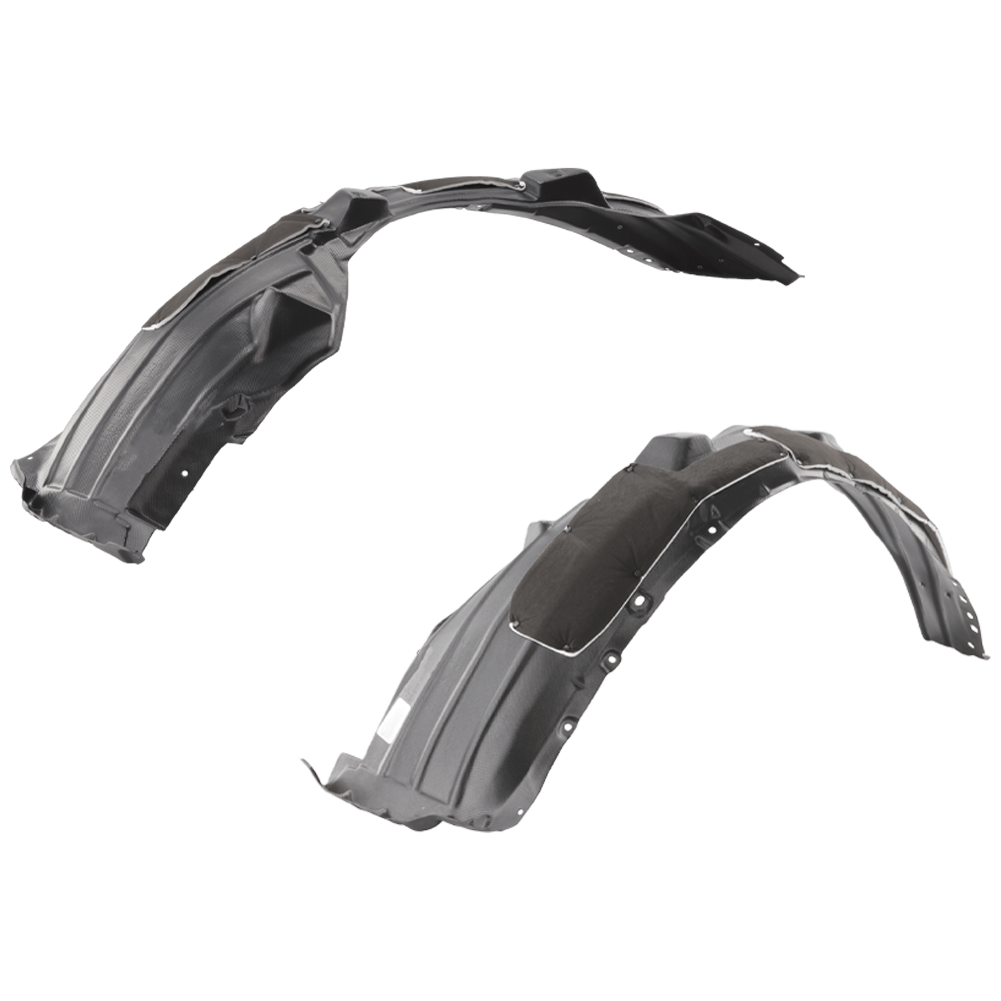 AM ECLIPSE CROSS 18-24 FRONT FENDER LINER RH AND LH Vacuum Form w Insulation Foam SKU SET JM22210001 Partslink MI1248139 MI1249139 OEM 5370B803-5370B804