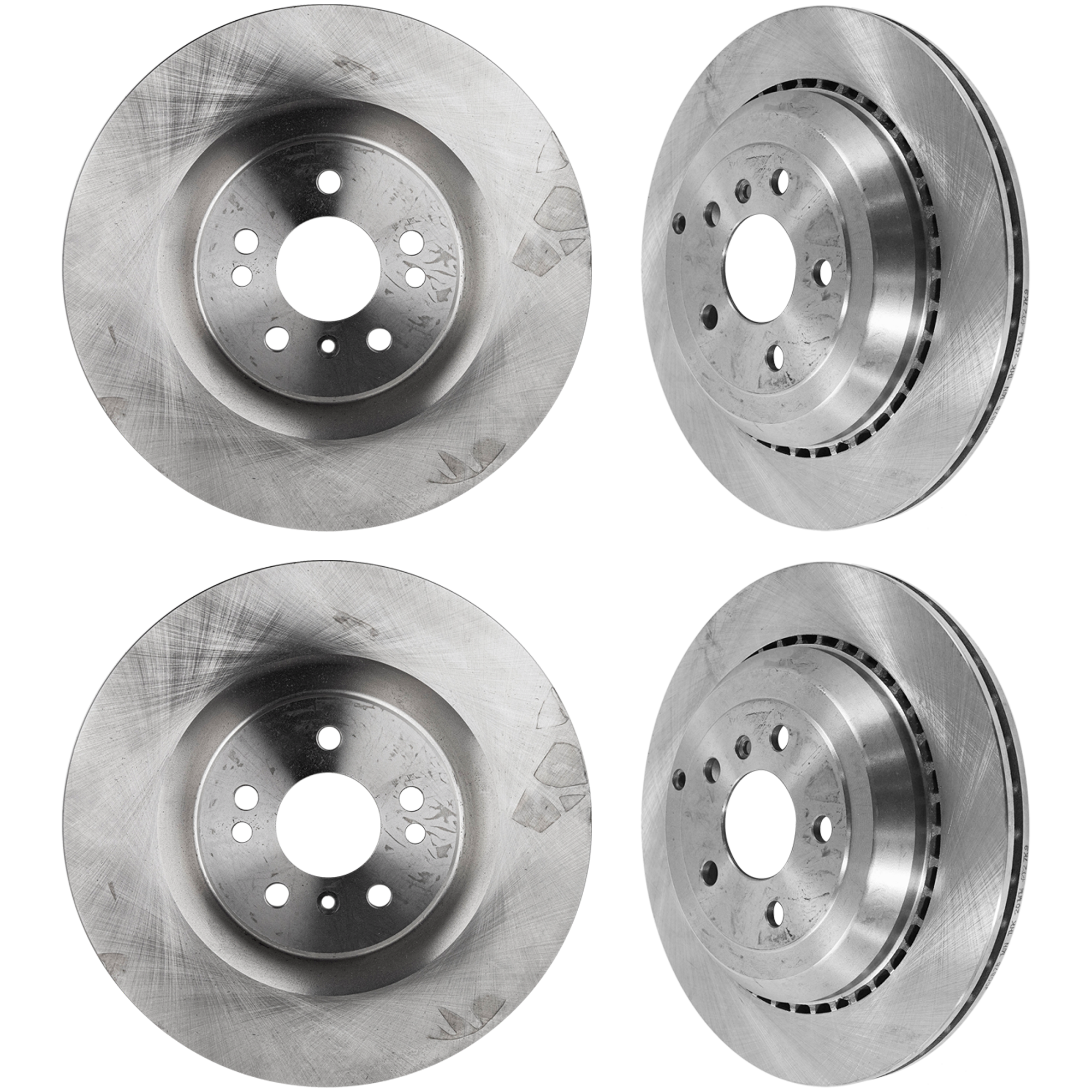 AM G55 AMG 05-06 GL CLASS 07-12 FRONT AND REAR BRAKE DISC 4 Wheel Set SKU SET JM27110051-4 OEM 1644210512-1644211412-34296-45