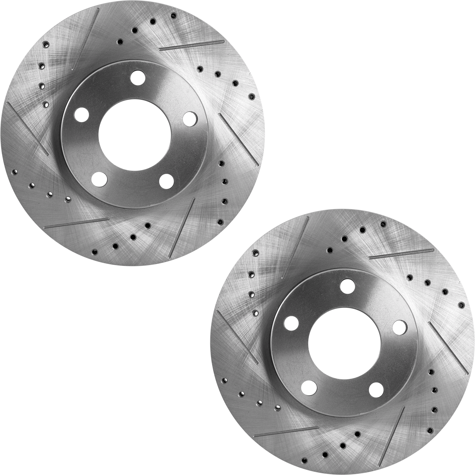 AM MAZDA 3-04-13-3 SPORT 09-13 FRONT BRAKE DISC RH AND LH Drilled and Slotted SKU SET JM27110065DRS2 OEM 31373-48880295-60080041-31373G