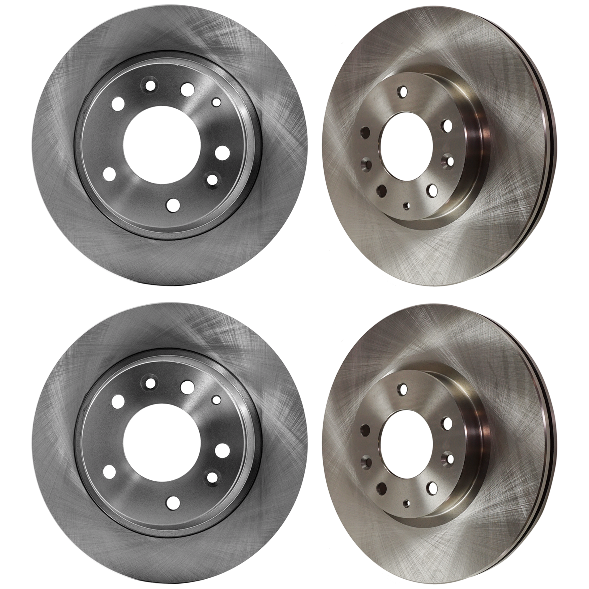 AM FUSION MKZ 10-12 FRONT AND REAR BRAKE DISC RH AND LH 4 Wheel Set Plain Surface SKU SET JM27110074-4 A OEM 12161097-6E5Z1125AA GP7Y3325XB