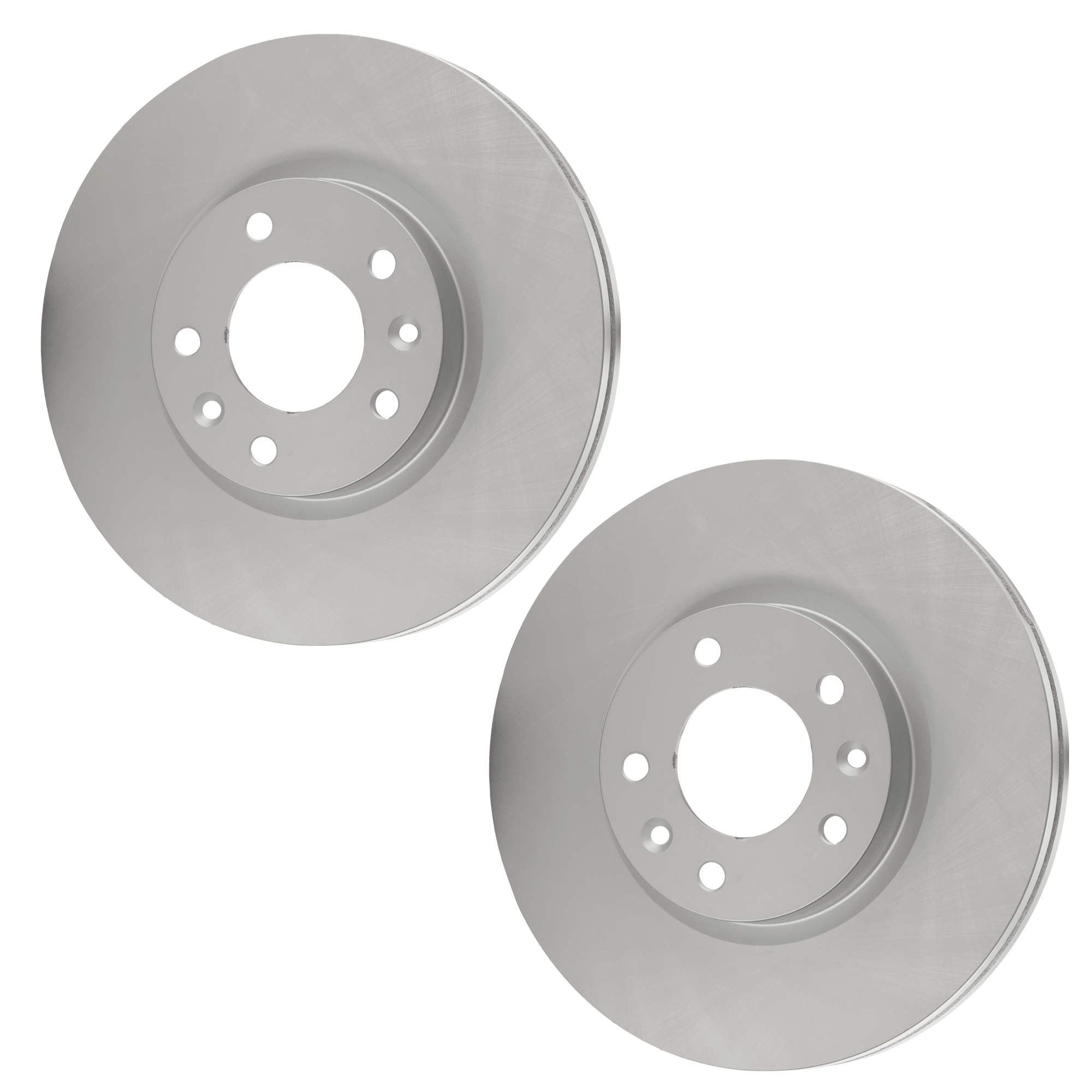 AM MAZDA 6-06-13 MKZ 07-12 FRONT BRAKE DISC RH AND LH Plain Surface G Coated Cast Iron Vented 5 Lugs SKU SET JM27110074G 2 OEM 6E5Z1125AA PFM