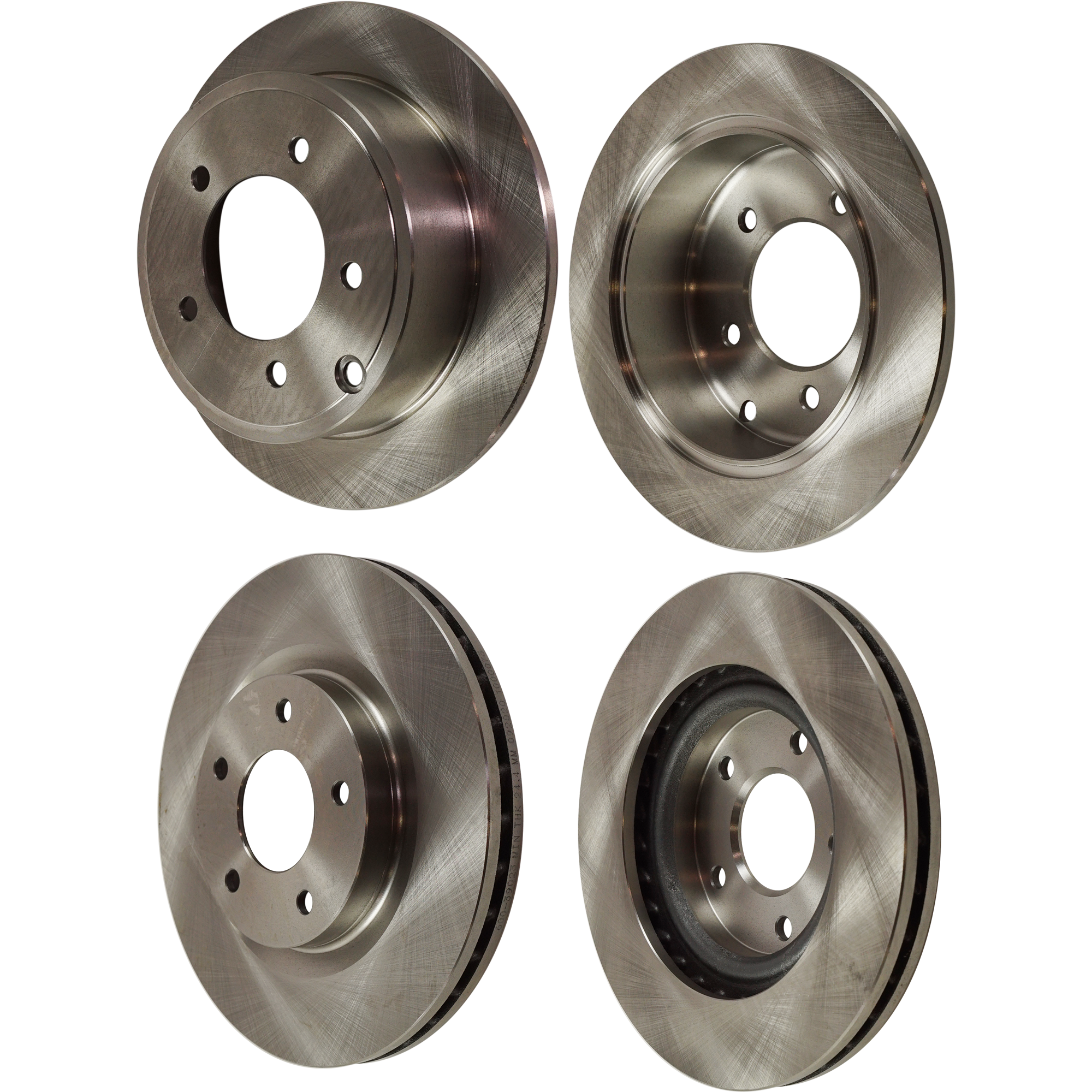 AM COMPASS 07-17 FRONT AND REAR BRAKE DISC 4 Wheel Set SKU SET JM27110108-4 A OEM 5105514AA 5105514-5105515AA