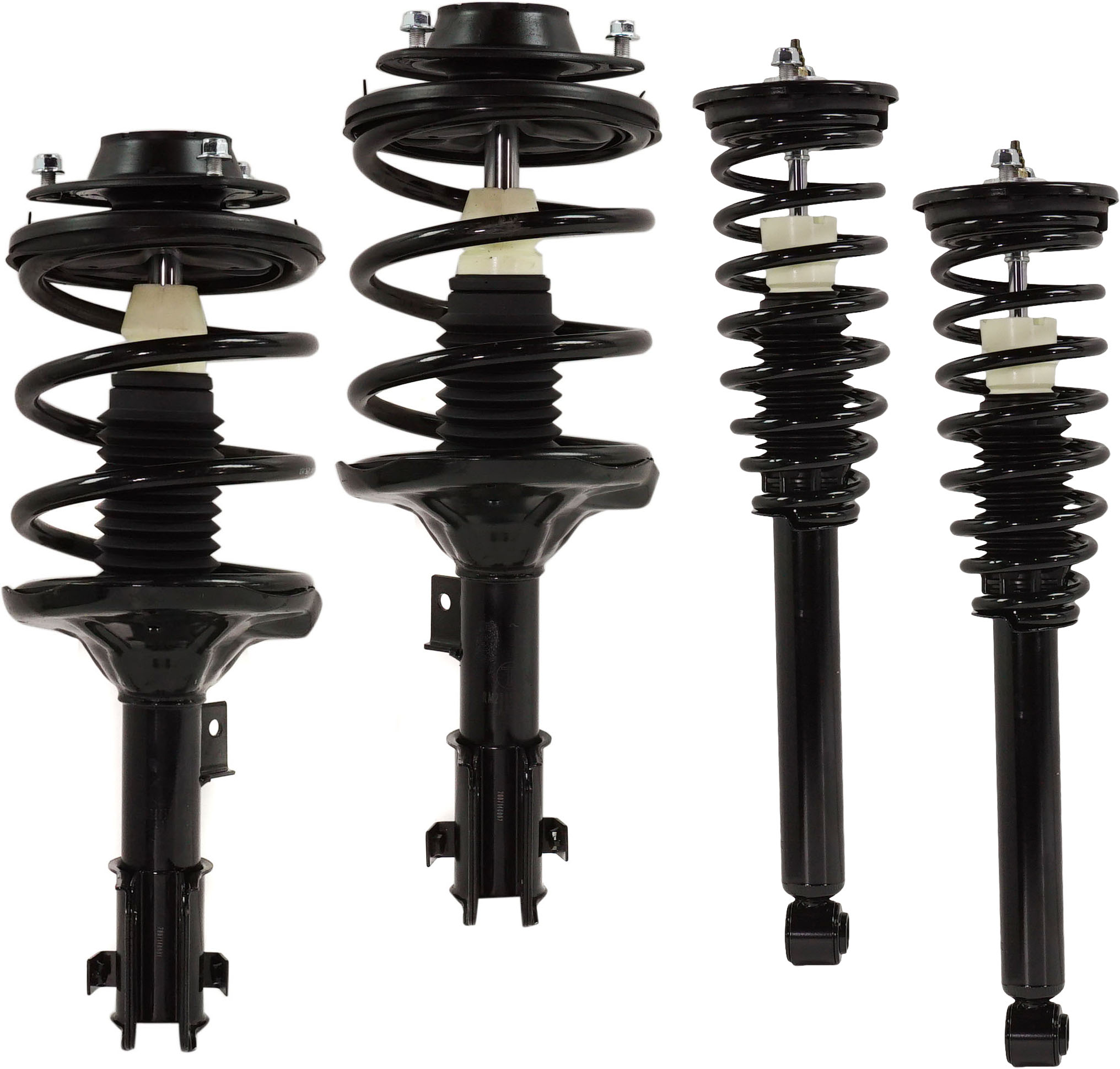 AM ECLIPSE 01-05 FRONT AND REAR FULLY LOADED STRUT RH AND LH Gas Charged Twin tube Set of 4 SKU SET JM28050013-4 OEM 271276-55S15940-1345428-15940