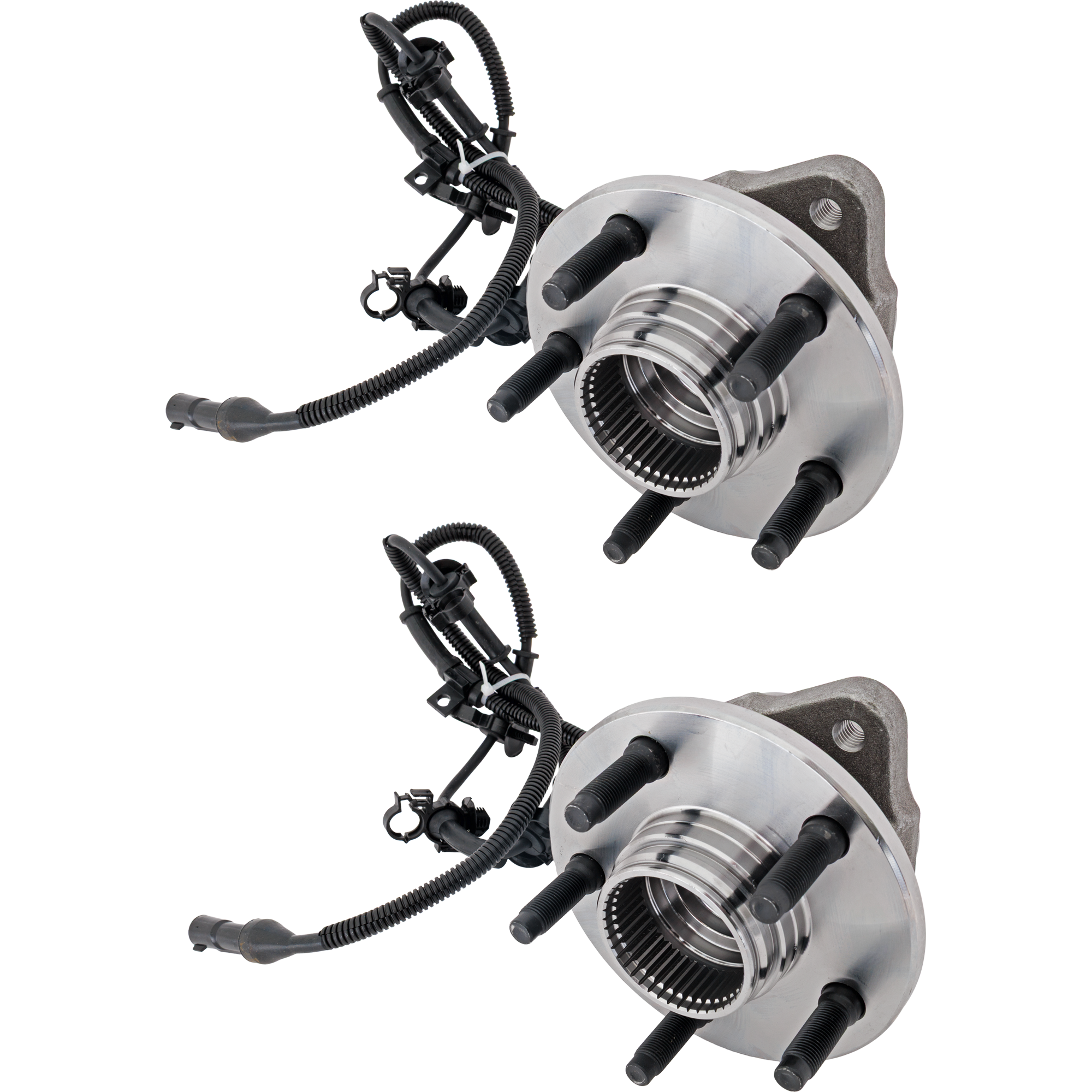 AM MAZDA PICKUP 98-00 EXPLORER SPORT 01-01 FRONT HUB ASSEMBLY RH AND LH 5 Studs 5 x 4.5 in. Bolt Pattern w ABS 4 Wheel ABS Four Wheel Drive SKU SET JM283703-2 OEM XL5Z1104A