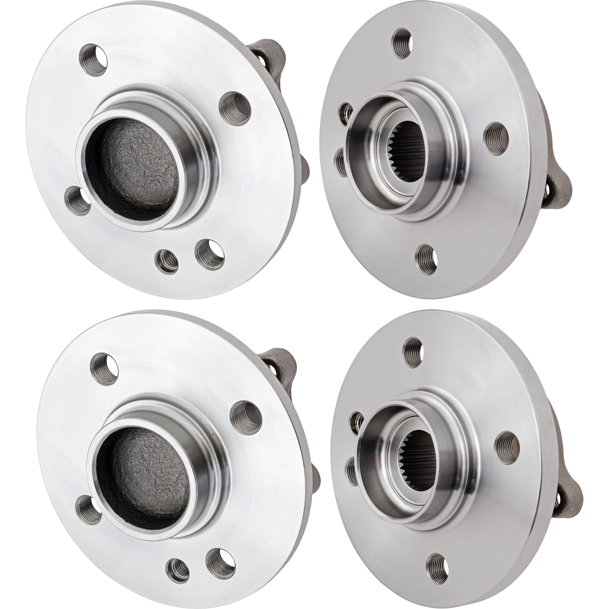 AM COOPER 07-15 FRONT AND REAR HUB ASSEMBLY RH AND LH SKU SET JM283716-4 OEM 512427-516341-712427-7153010-4