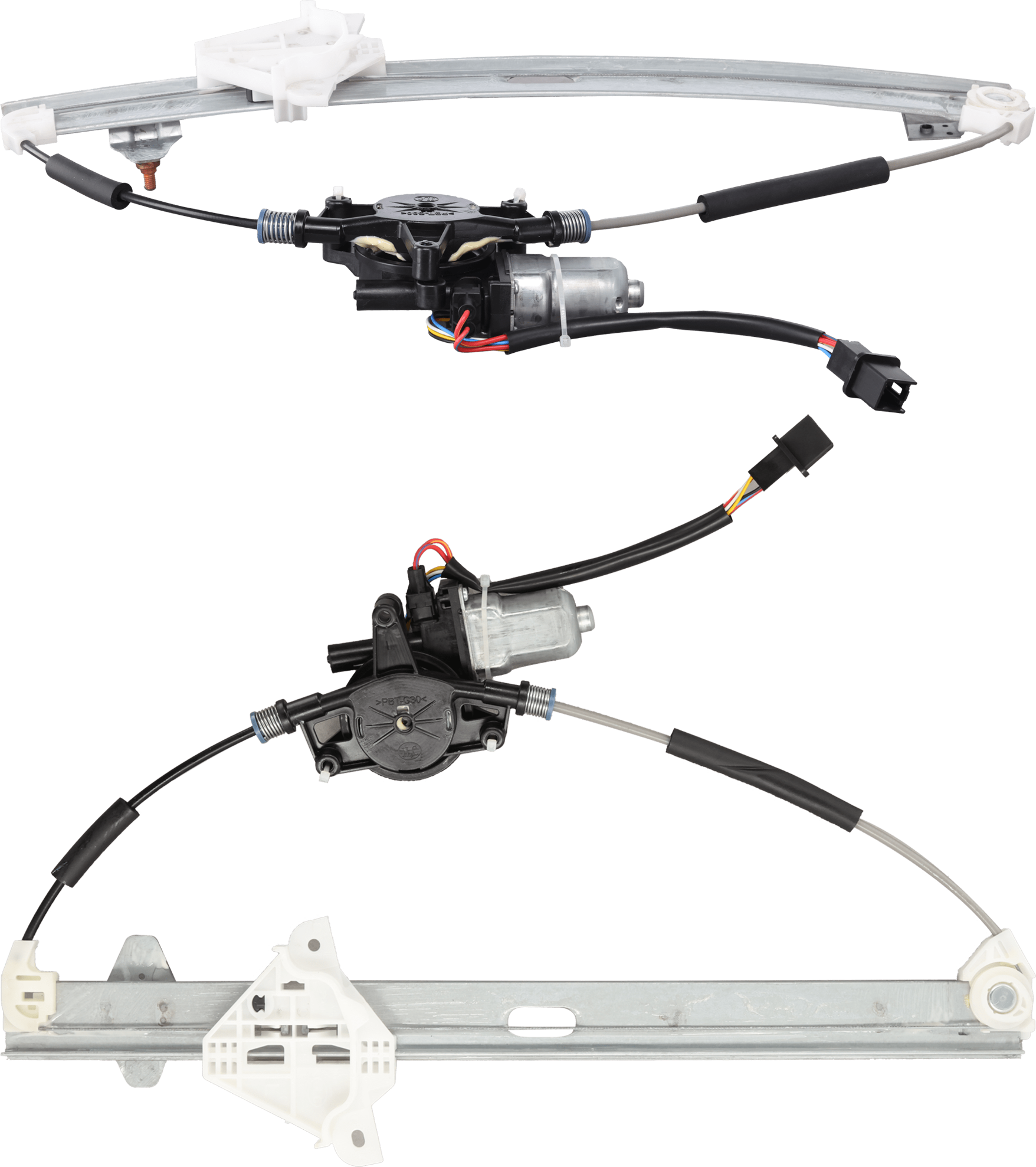 AM CX 5-17-24 FRONT WINDOW REGULATOR RH AND LH Power w Motor 6 Pins SKU SET JM46290005 Partslink MA1350136 MA1351136 OEM KB7W58590 PFM KB7W59590 PFM
