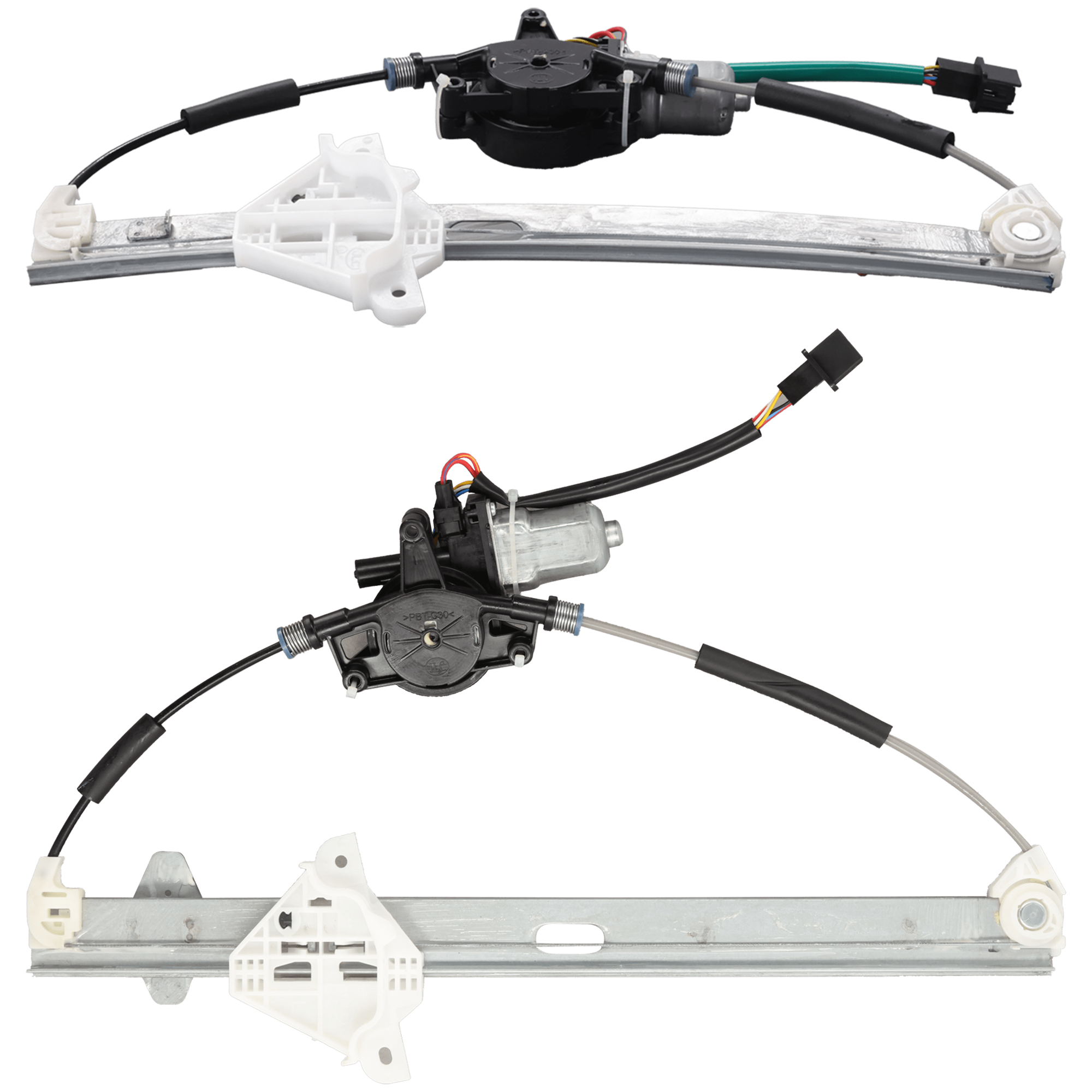 AM CX 5-17-24 FRONT AND REAR WINDOW REGULATOR LH Power w Motor 6 Pins SKU SET JM46290006 Partslink MA1350136 OEM KB7W59590 PFM KB7W73590 PFM