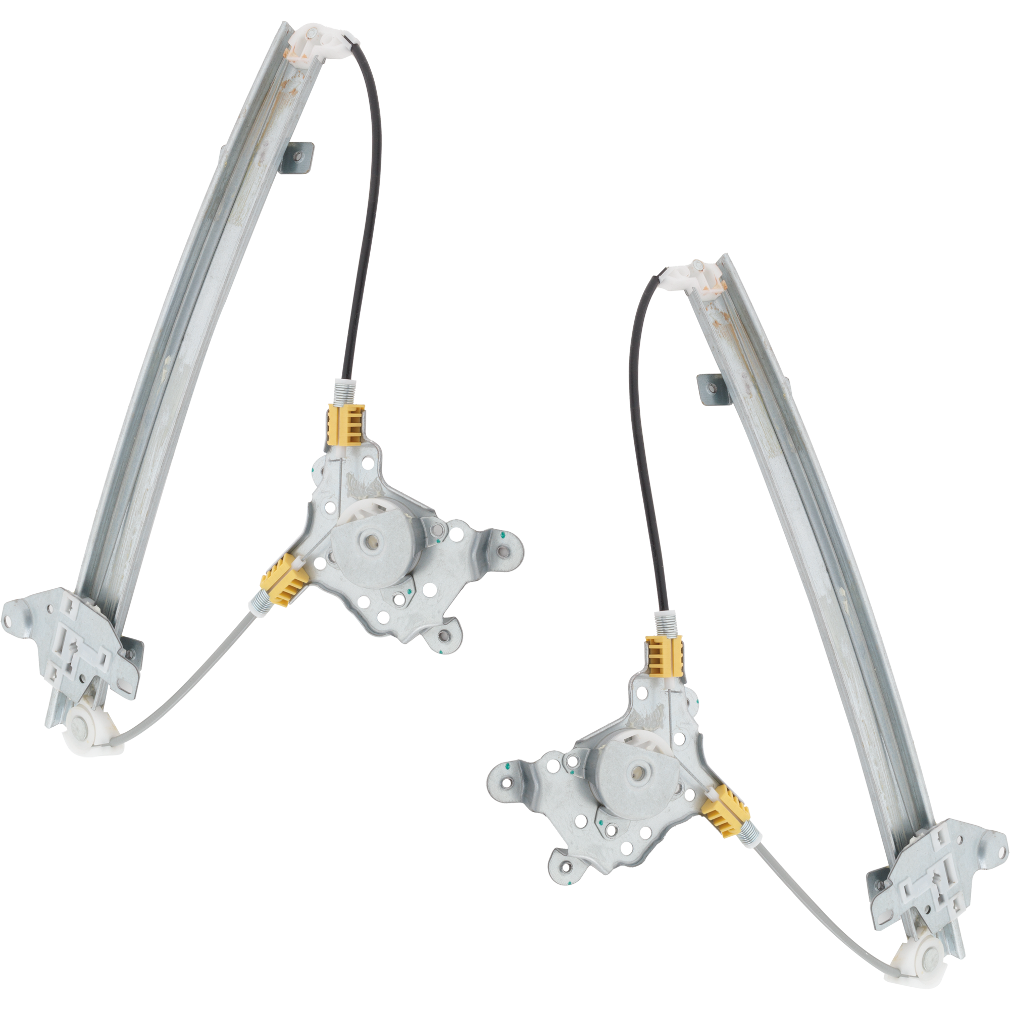 AM LANCER 02-07 FRONT WINDOW REGULATOR RH AND LH Power w o Motor ES LS OZ Rally Models SKU SET JM462911 Partslink MI1350104 MI1351104 OEM MR991325 MR991326