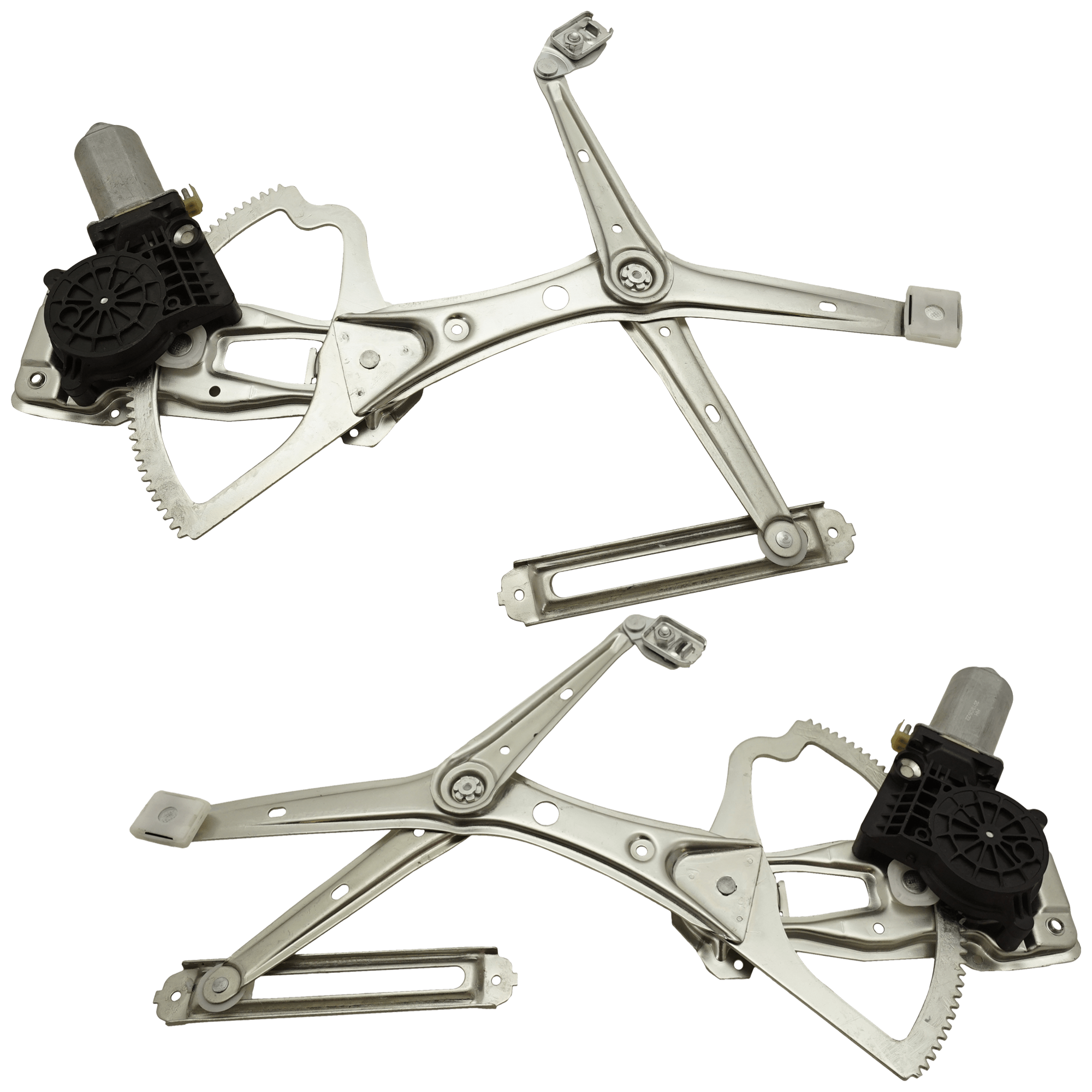 AM E CLASS 96-03 FRONT WINDOW REGULATOR RH AND LH Power w Motor Wagon 2 Pins SKU SET JM462937 OEM 2107201146 PFM 2108205742-2107