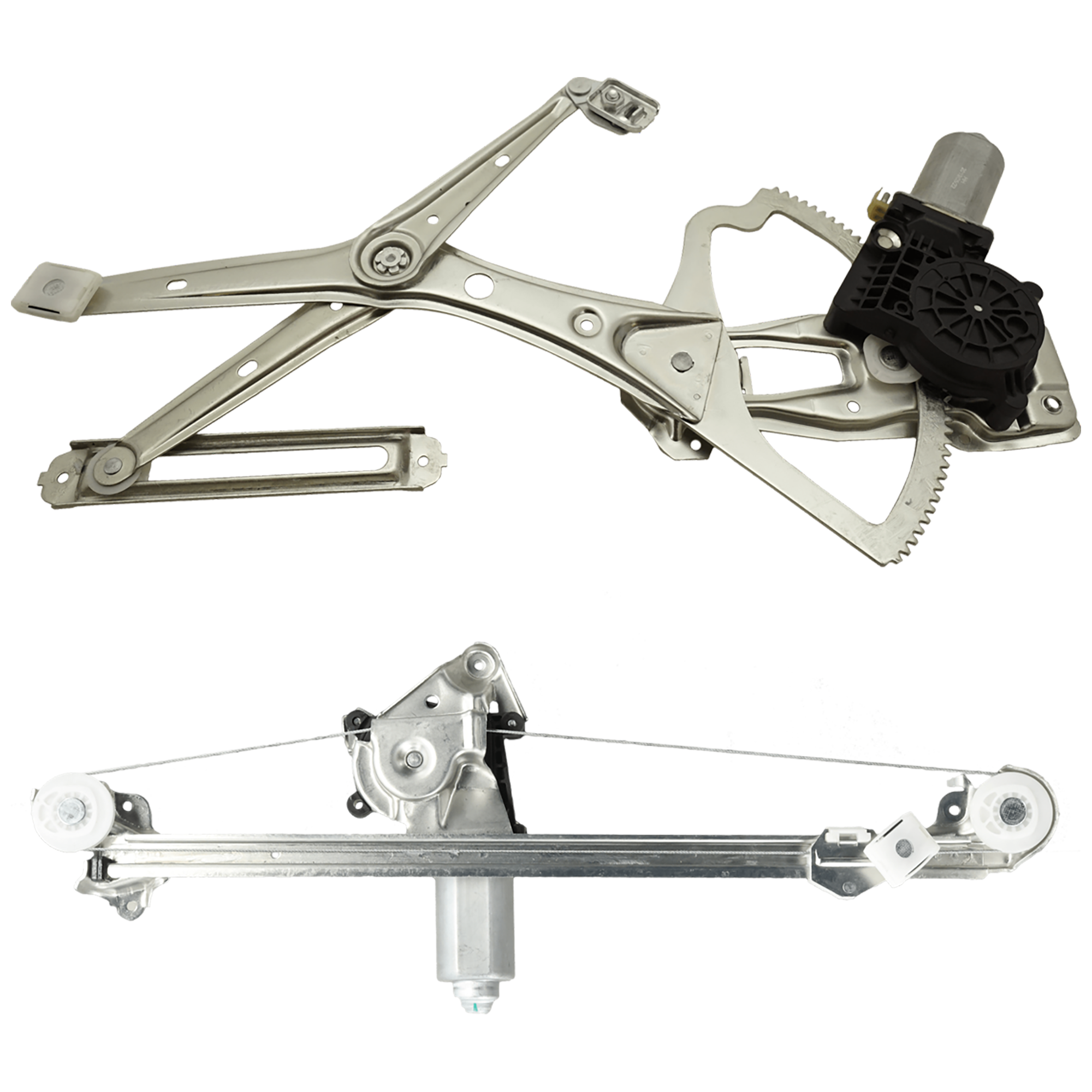 AM E320-98-99 FRONT AND REAR WINDOW REGULATOR LH Power w Motor Sedan Wagon 2 Pins SKU SET JM462938 OEM 2107201146 PFM 2108205742-2107