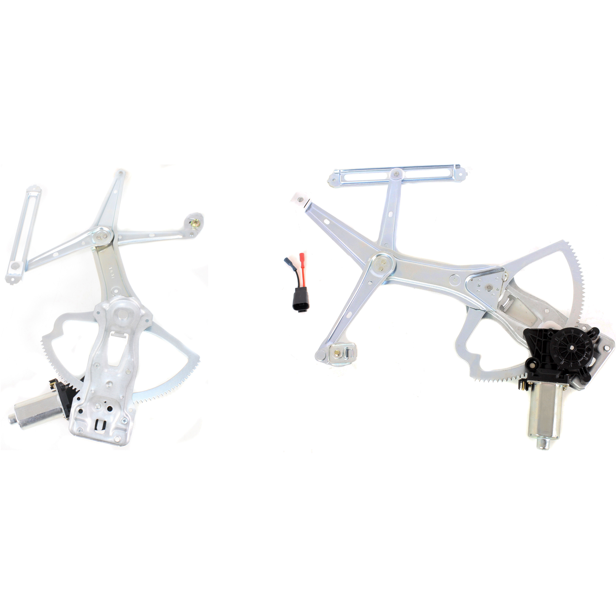 AM ML CLASS 98-05 FRONT WINDOW REGULATOR RH AND LH Power w Motor 163 Chassis SKU SET JM462949 Partslink MB1350111 MB1351111 OEM 1637201146 PFM 1637201246 PFM