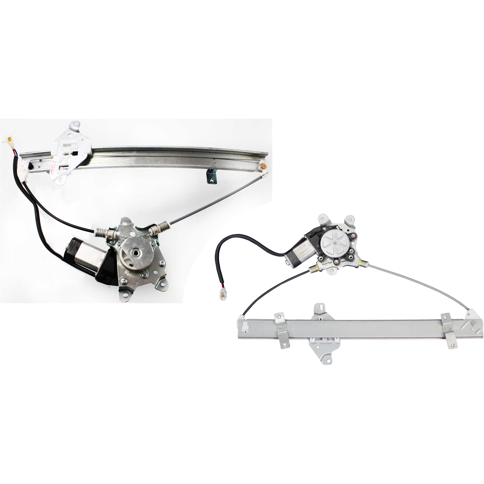 AM LANCER 02-03 FRONT AND REAR WINDOW REGULATOR RH Power w Motor SKU SET JM462955-2R Partslink MI1351112 MI1551103 OEM MR503992 MR991326 PFM