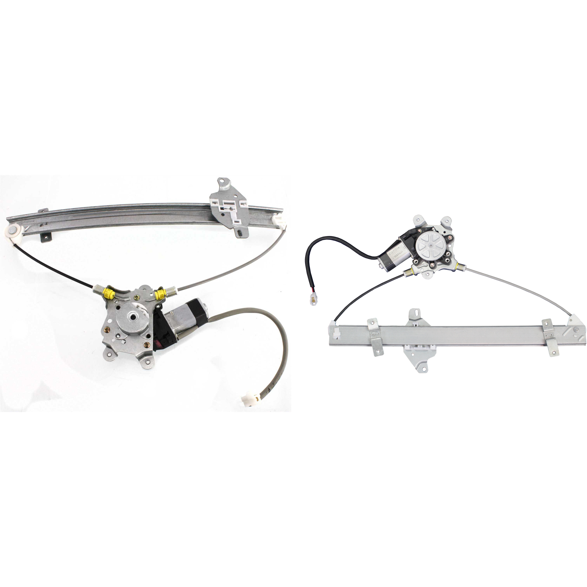 AM LANCER 02-03 FRONT WINDOW REGULATOR RH AND LH Power w Motor ES LS OZ Rally Models SKU SET JM462955 Partslink MI1350112 MI1351112 OEM MR991325 PFM MR991326 PFM