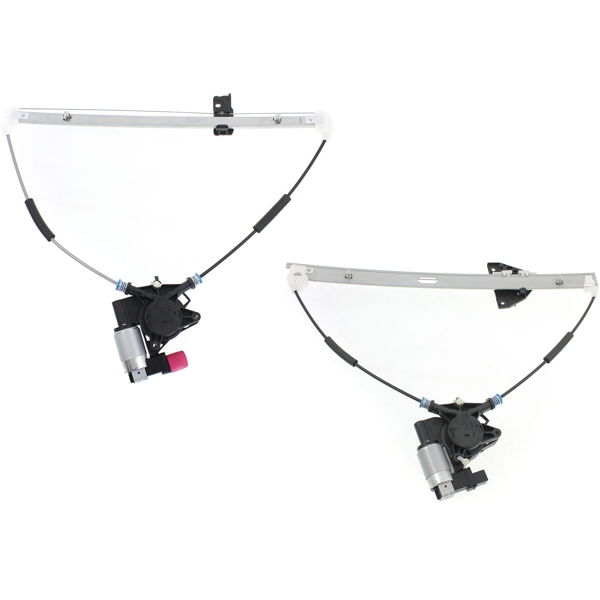 AM MAZDA 5-06-17 FRONT AND REAR WINDOW REGULATOR RH Power w Motor SKU SET JM462963-2R Partslink MA1351111 MA1357102 MA1551106 OEM C23558590B PFM GJ6A5858XC C235