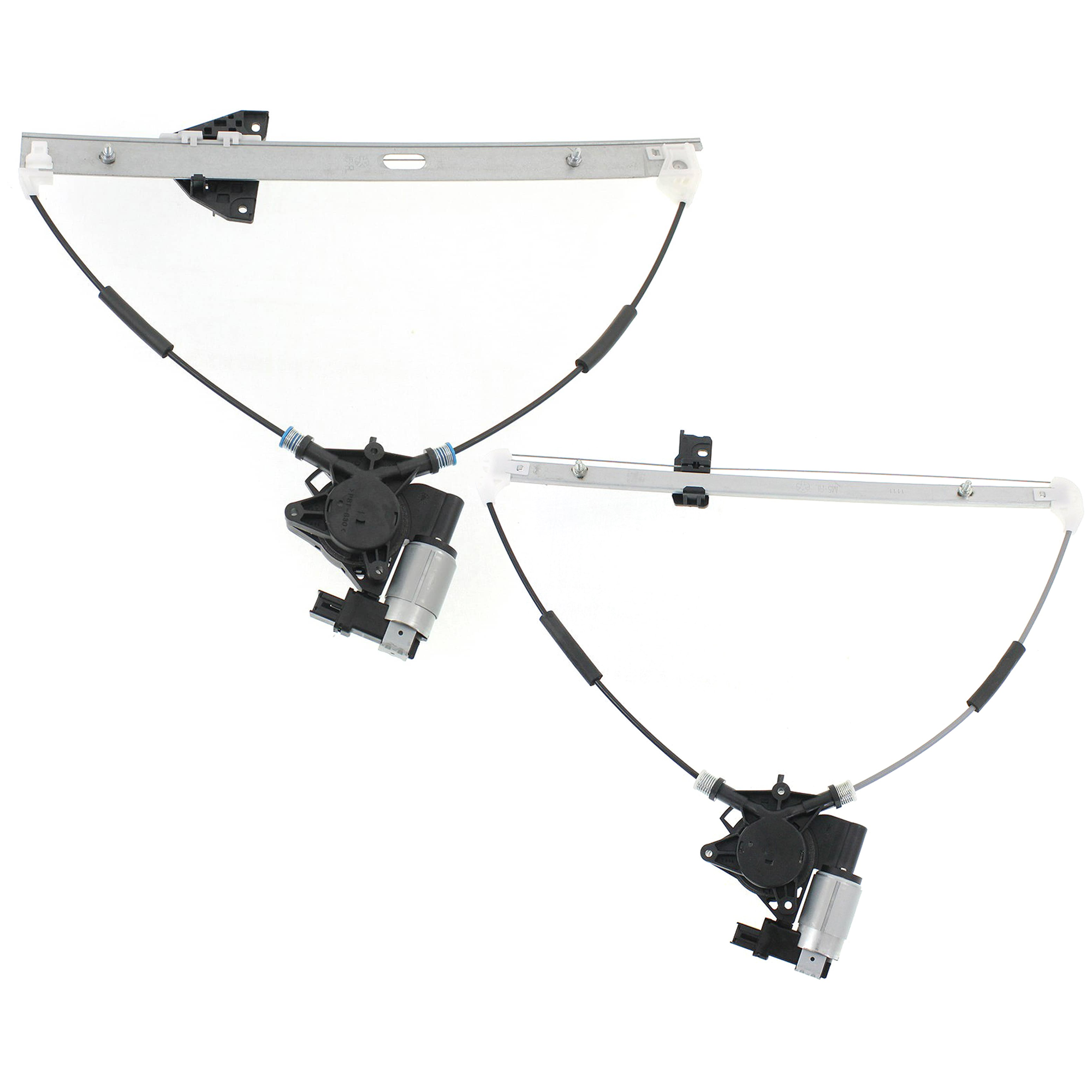AM MAZDA 5-06-17 FRONT AND REAR WINDOW REGULATOR LH Power w Motor SKU SET JM462964-2L Partslink MA1350111 MA1356101 MA1550106 MA1356102 OEM C23559590B PFM GJ6A5958XF C235