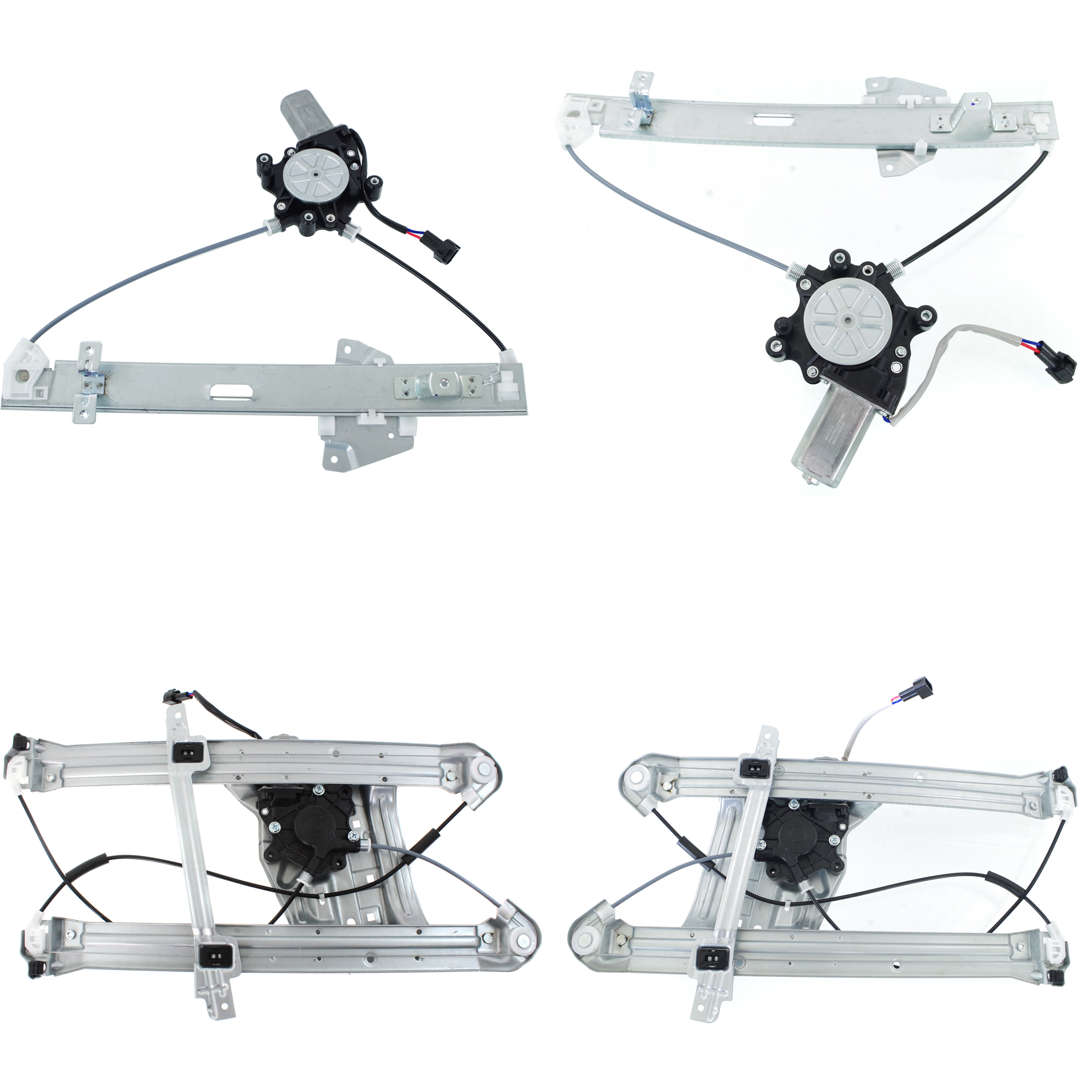 AM ENDEAVOR 04-11 FRONT AND REAR WINDOW REGULATOR RH AND LH Power w Motor SKU SET JM462983-4 OEM MR565451 MR565452 MR565453 MR5