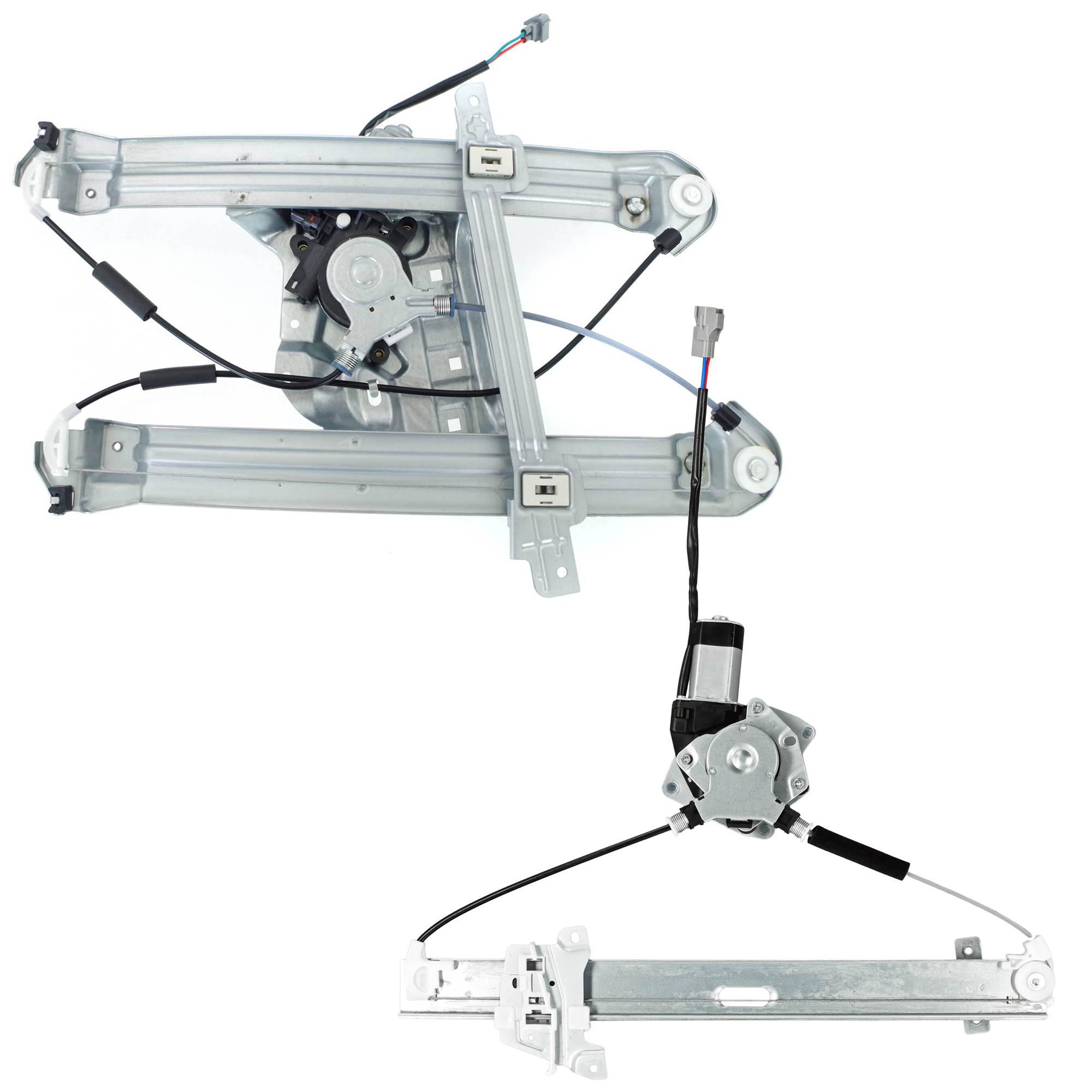 AM GALANT 04-12 FRONT AND REAR WINDOW REGULATOR LH Power w Motor SKU SET JM462996 Partslink MI1350128 MI1550114 OEM MR599947 MR599949
