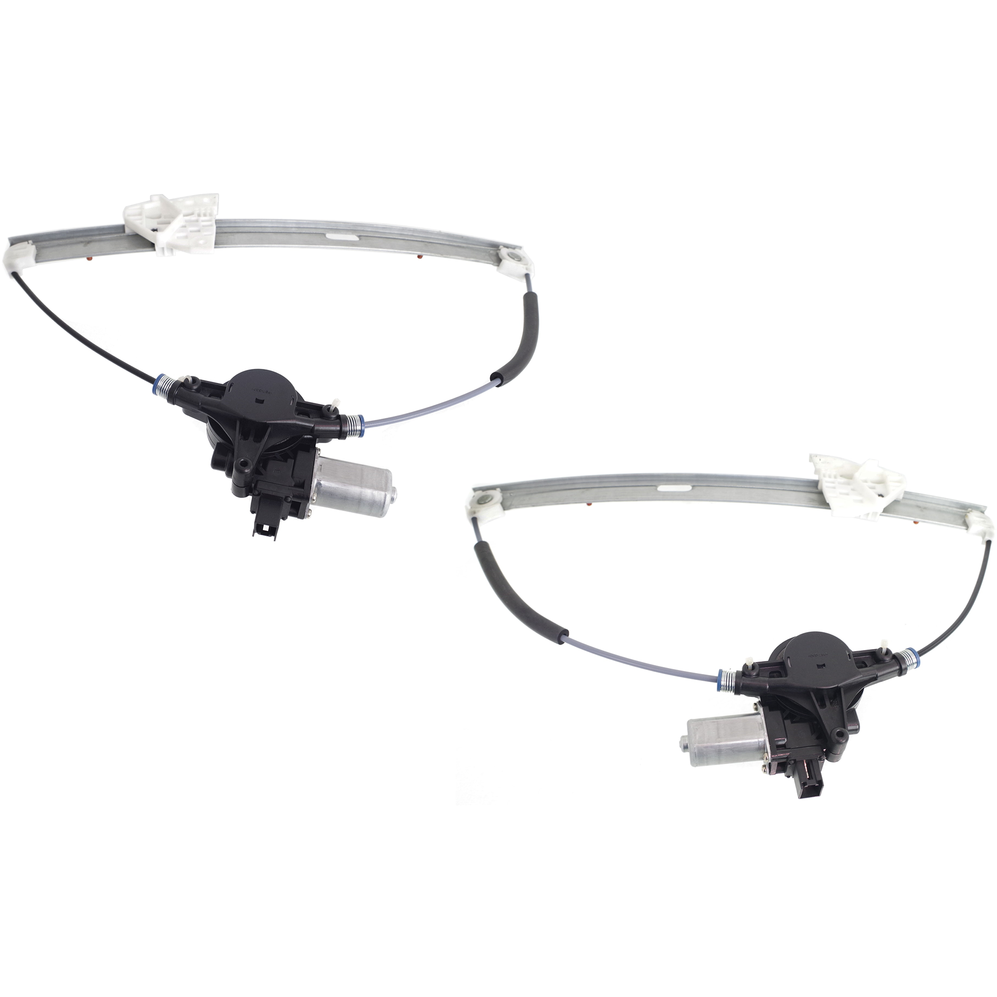 AM MAZDA 3-10-13 FRONT WINDOW REGULATOR RH AND LH Power w Motor 2 Pins Sedan Hatchback SKU SET JM462997 Partslink MA1356103 MA1357103 OEM BBM458590C PFM D01G5858XB BBM4
