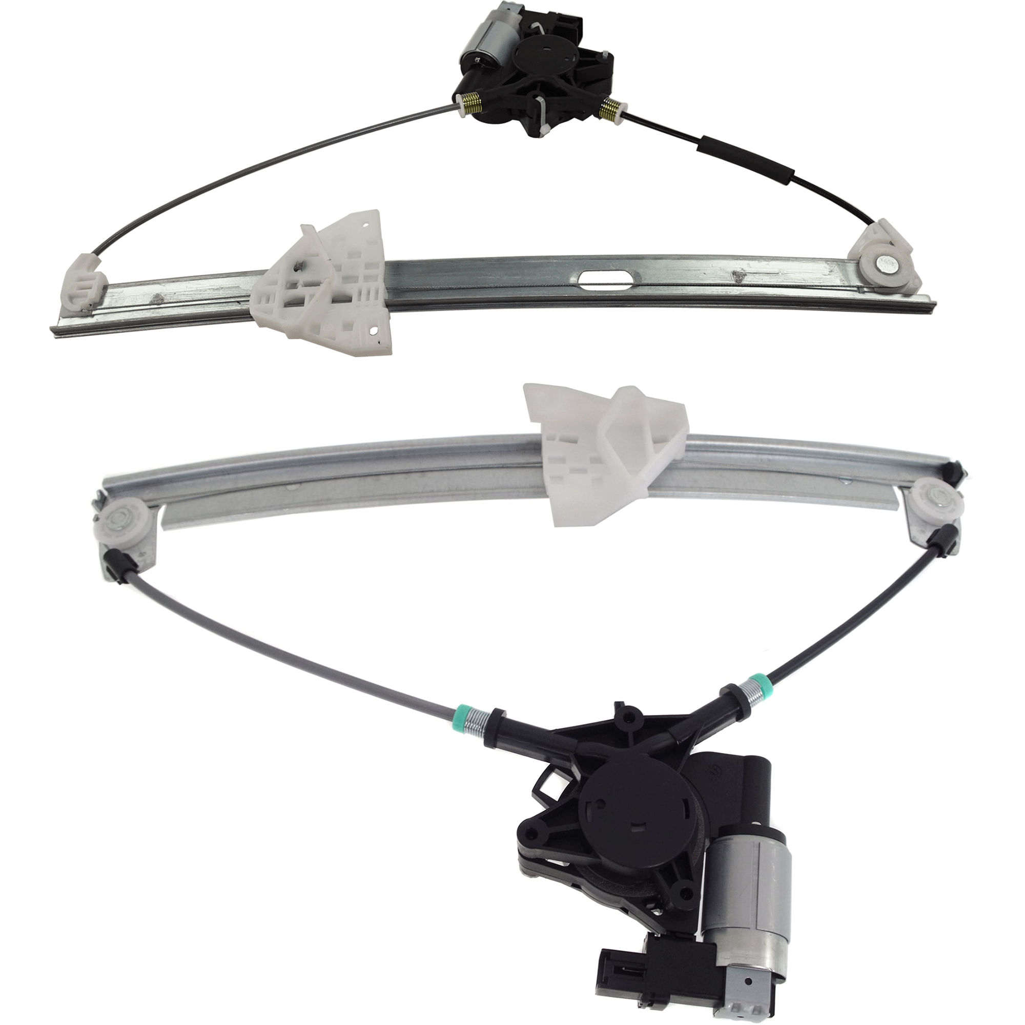 AM CX 9-07-15 FRONT AND REAR WINDOW REGULATOR LH Power w Motor SKU SET JM463110-2L Partslink MA1350132 MA1550120 MA1356102 OEM TD1159590A PFM GJ6A5958XF TD11