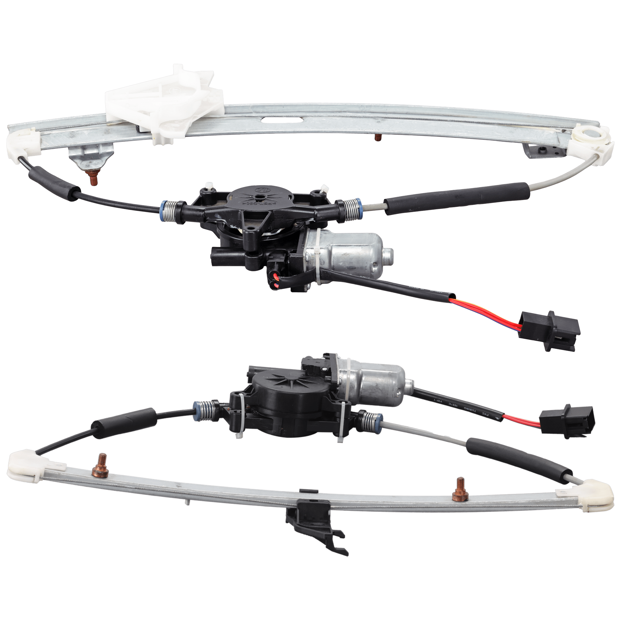AM CX 3-16-22 FRONT AND REAR WINDOW REGULATOR RH Power w Motor 2 Pins SKU SET JM49170005 A Partslink MA1351134 MA1551124 OEM D10E58590B PFM D10E72590A PFM