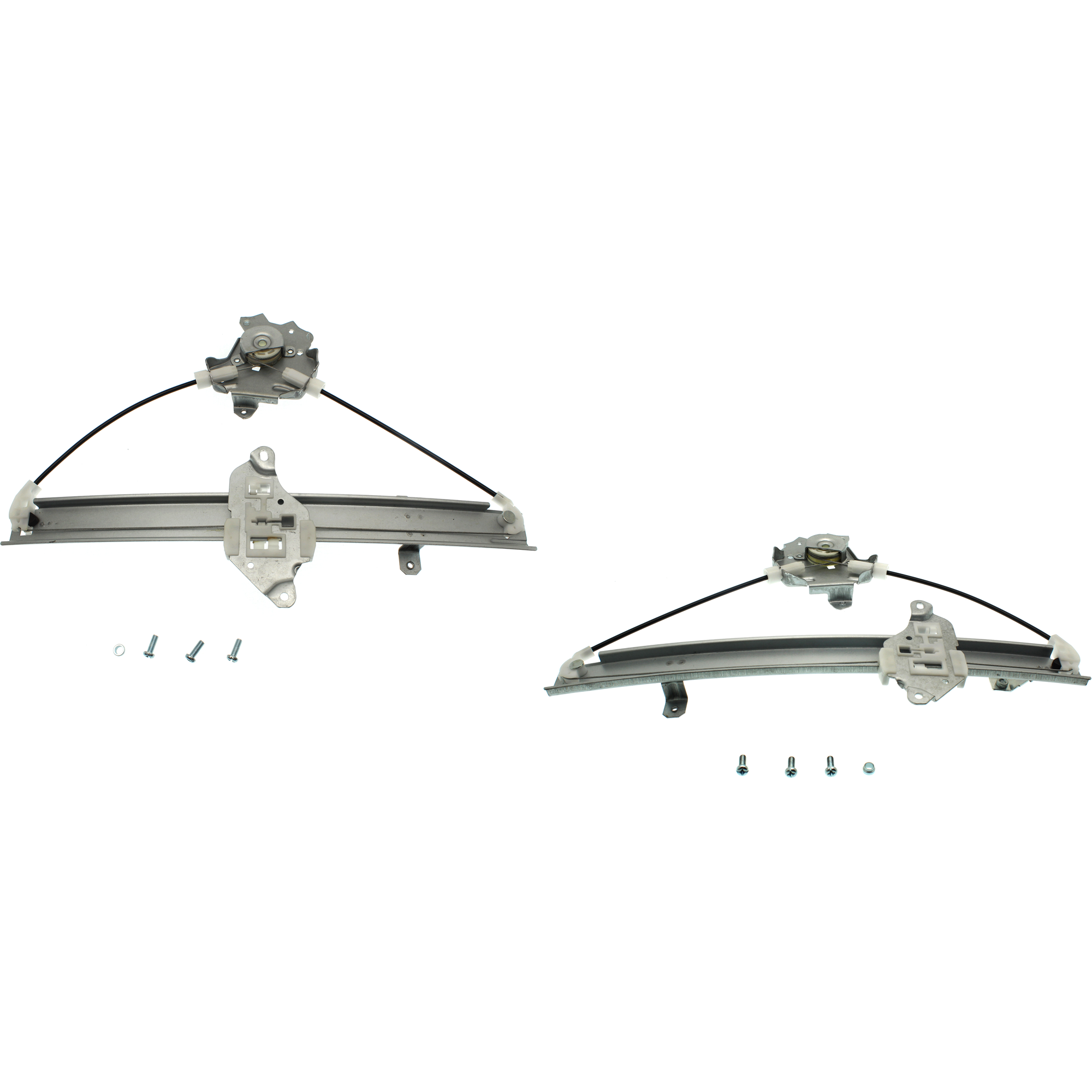 AM LANCER 02-07 REAR WINDOW REGULATOR RH AND LH Power w o Motor ES LS OZ Rally Models SKU SET JM491705 OEM MR991337 MR991338
