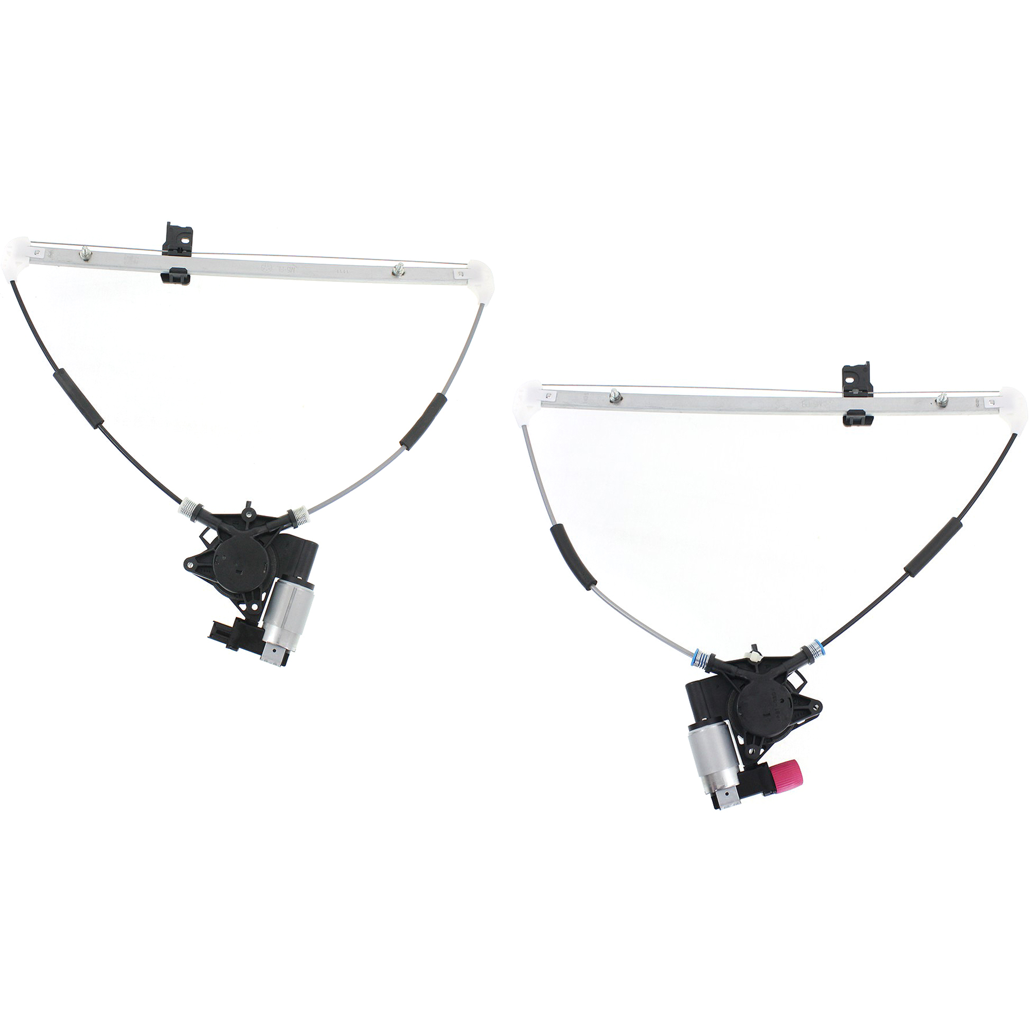 AM MAZDA 5-06-17 REAR WINDOW REGULATOR RH AND LH Power w Motor SKU SET JM491727 Partslink MA1550106 MA1356102 MA1551106 MA1357102 OEM C23572590B PFM GJ6A5858XC C235