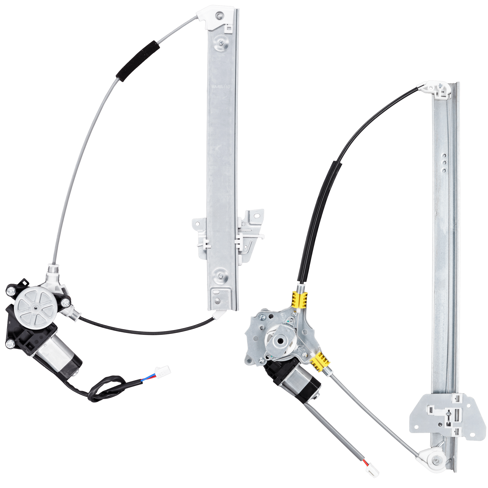 AM MPV 00-06 FRONT AND REAR WINDOW REGULATOR RH Power w Motor SKU SET JM491737 A Partslink MA1351107 MA1551113 OEM LC6258590D LC6272590A PFM