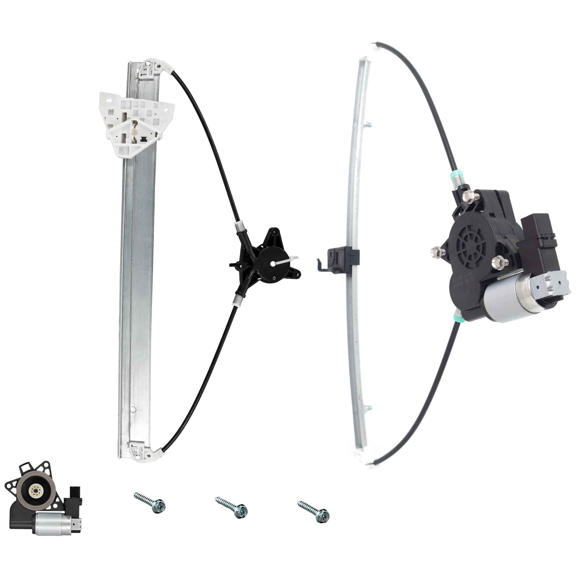 AM CX 7-07-12 FRONT AND REAR WINDOW REGULATOR RH Power w Motor SKU SET JM491749 A Partslink MA1351130 MA1357101 MA1551121 MA1356102 OEM EG2158590B PFM G22C5858XF EG21
