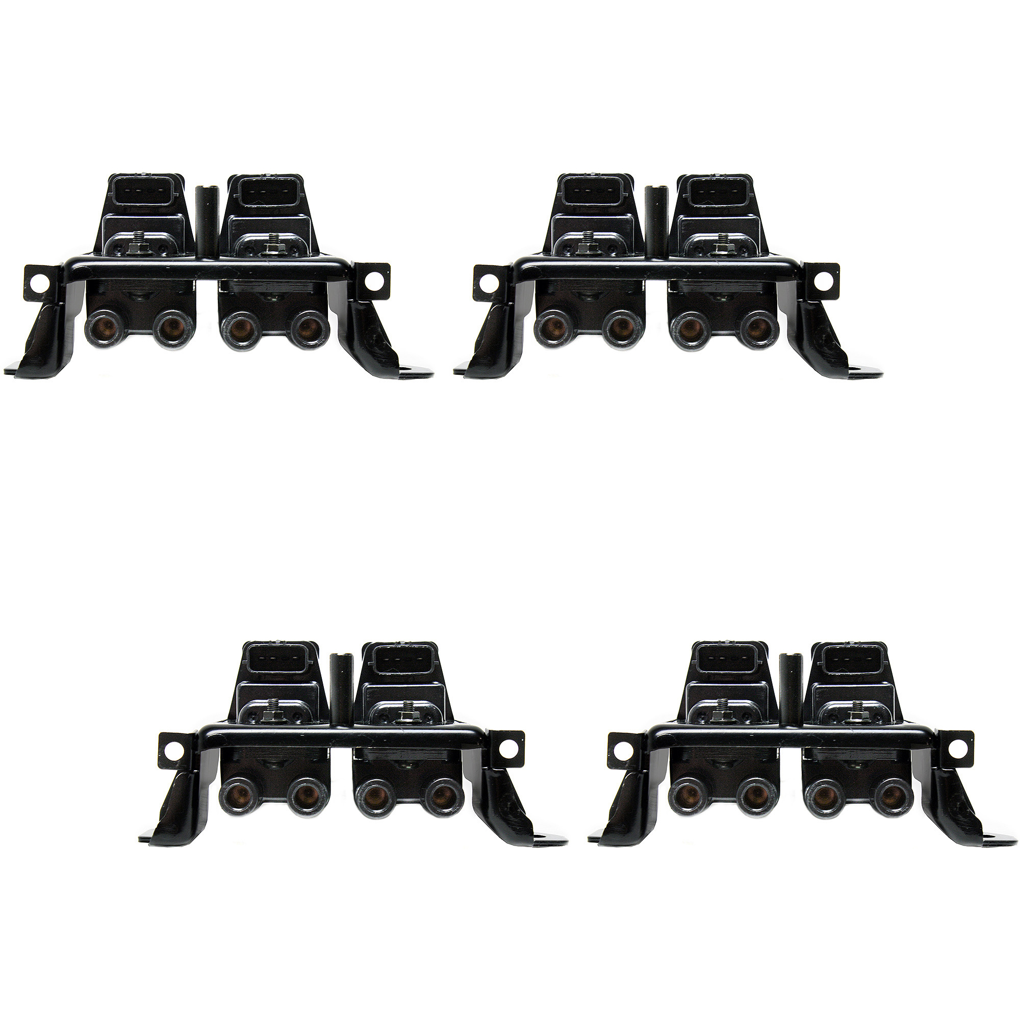 AM MIATA 99-00 IGNITION COIL Assembly 12 V Blade Terminal Type Distributorless Mounting Location Set of 4 SKU SET JM504636-4