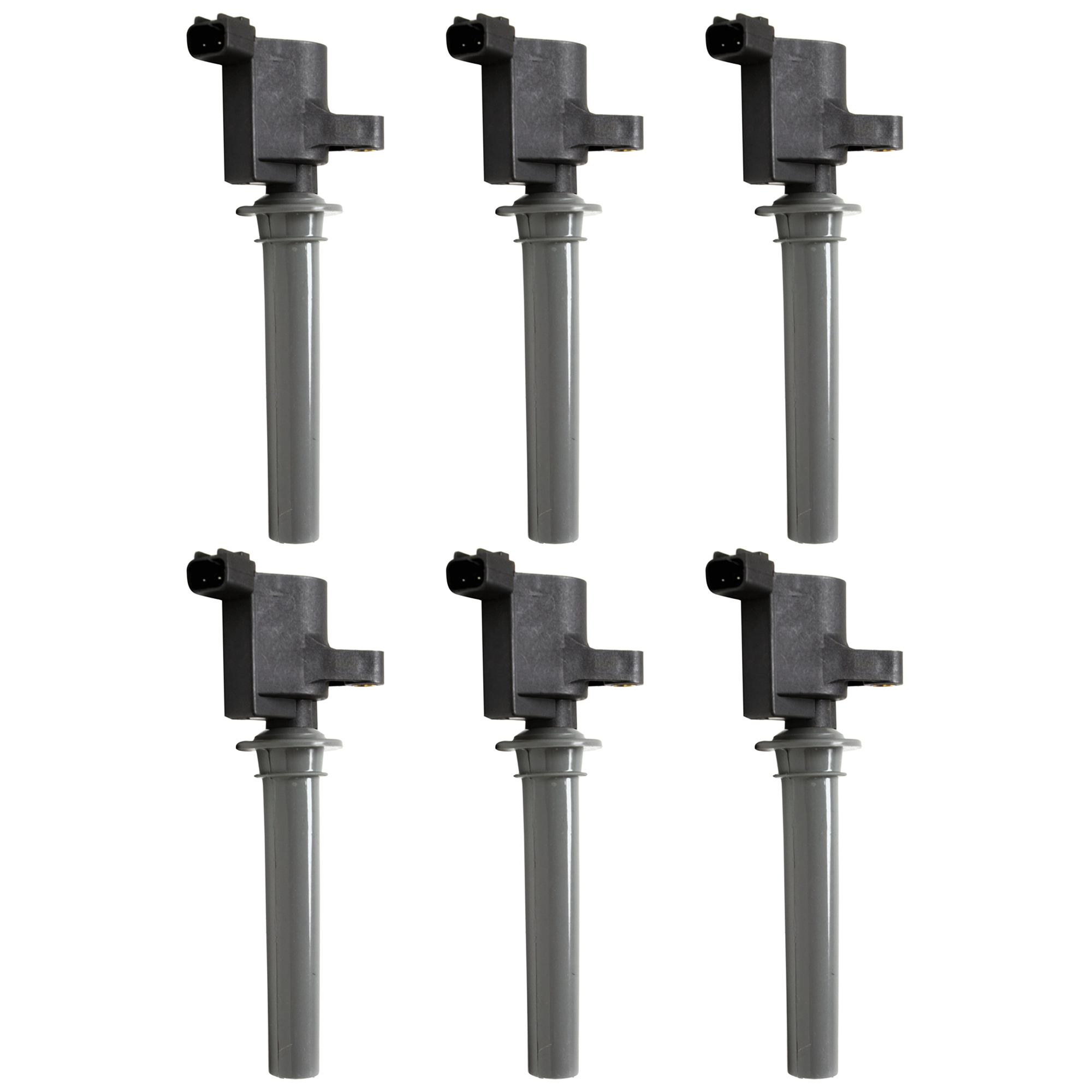 AM TAURUS 05-05 IGNITION COIL Set of 6-2 Male Terminals 12 V Female Connector Blade Terminal Type SKU SET JM504637-6 OEM 5060-26340-49175-50101-230251