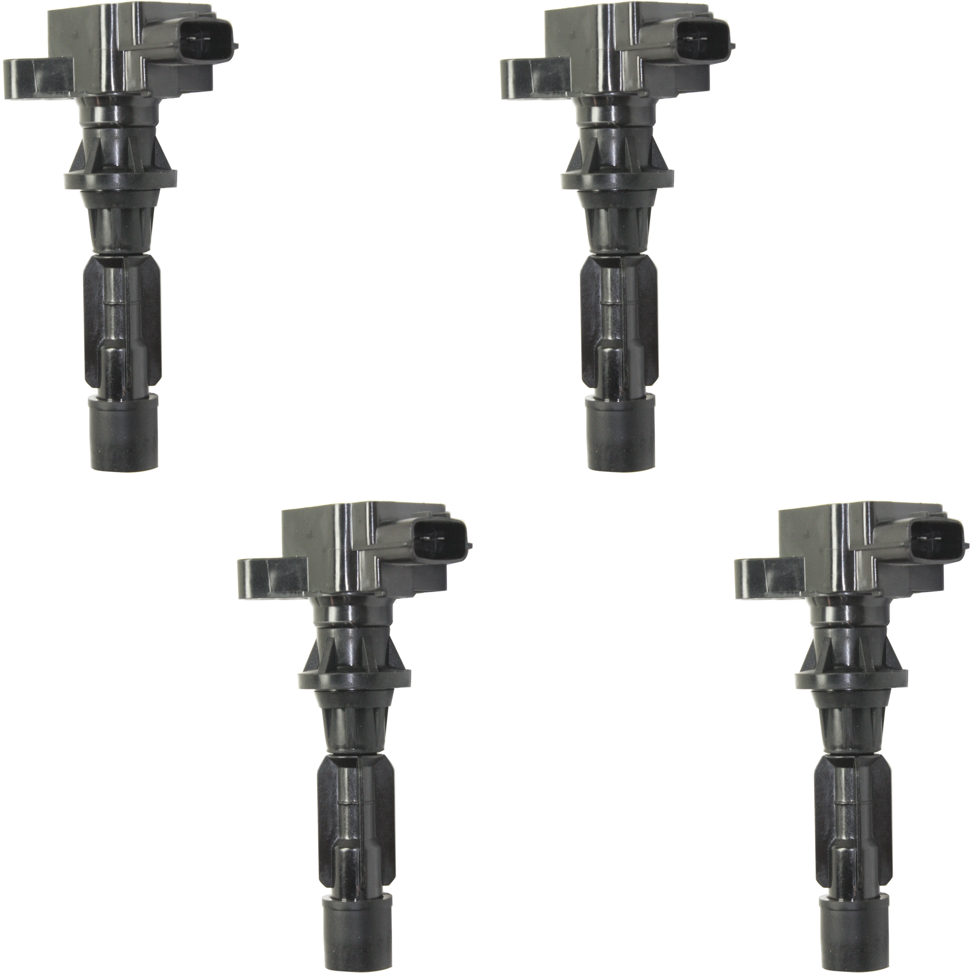 AM MAZDA 5-08-10-12-13 MAZDA 3-10-13 IGNITION COIL 3 Male Terminals Blade Type Direct Ignition Mounting Location Set of 4 SKU SET JM504651-4