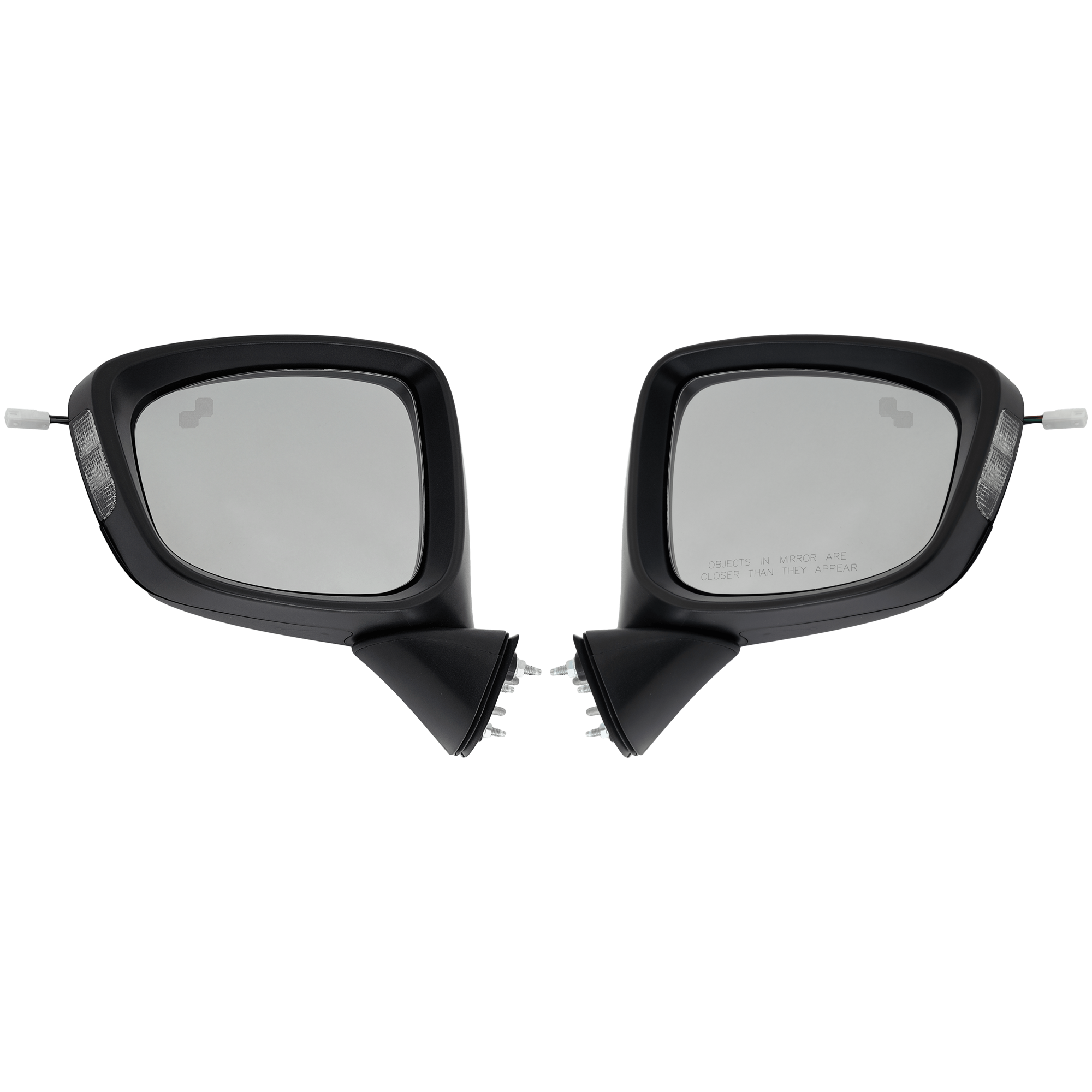 AM CX 5-14-15 MIRROR RH AND LH Power Manual Folding Non Heated Paintable Touring Model w BSD in Glass and In housing Signal Light No Auto dimming and Memory SKU SET JMA101ER S Partslink MA1320225 MA1321225 OEM KD3369121K KD53691N1B51 KD3369