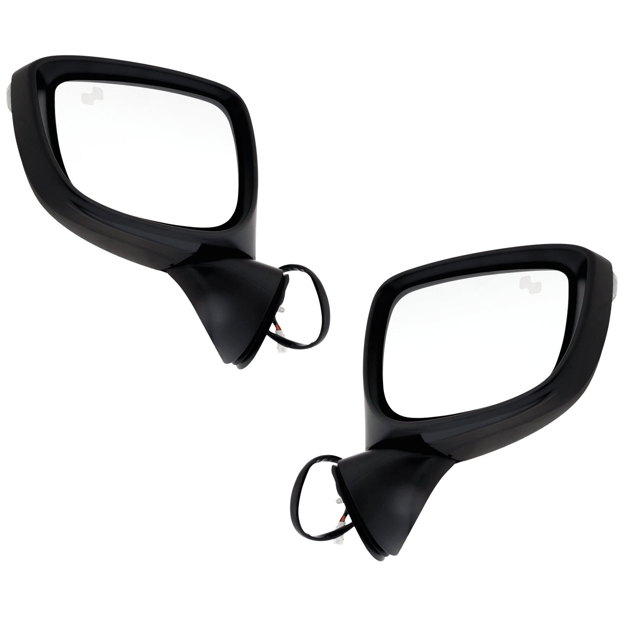 AM CX 5-15-16 MIRROR RH AND LH Power Manual Folding Non Heated Paintable w BSD in Glass and In housing Signal Light No Auto dimming and Memory SKU SET JMA102ER S Partslink MA1320214 MA1321214 OEM KR2469121A KR22691N151 KR24691