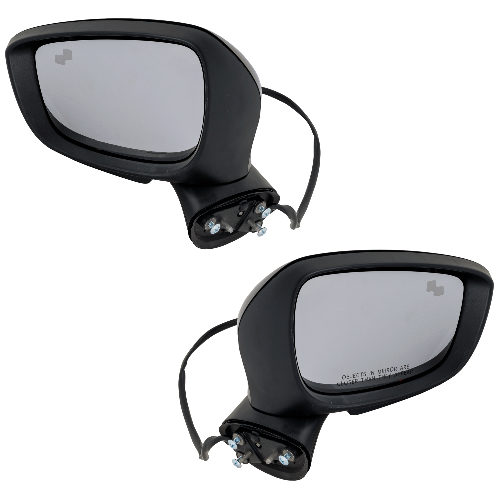 AM CX 5-15-16 MIRROR RH AND LH Power Manual Folding Heated Paintable w BSD in Glass and In housing Signal Light No Auto dimming and Memory Grand Touring Model SKU SET JMA103ER S Partslink MA1320215 MA1321215 OEM KR2569121A KR22691N151 KR25691
