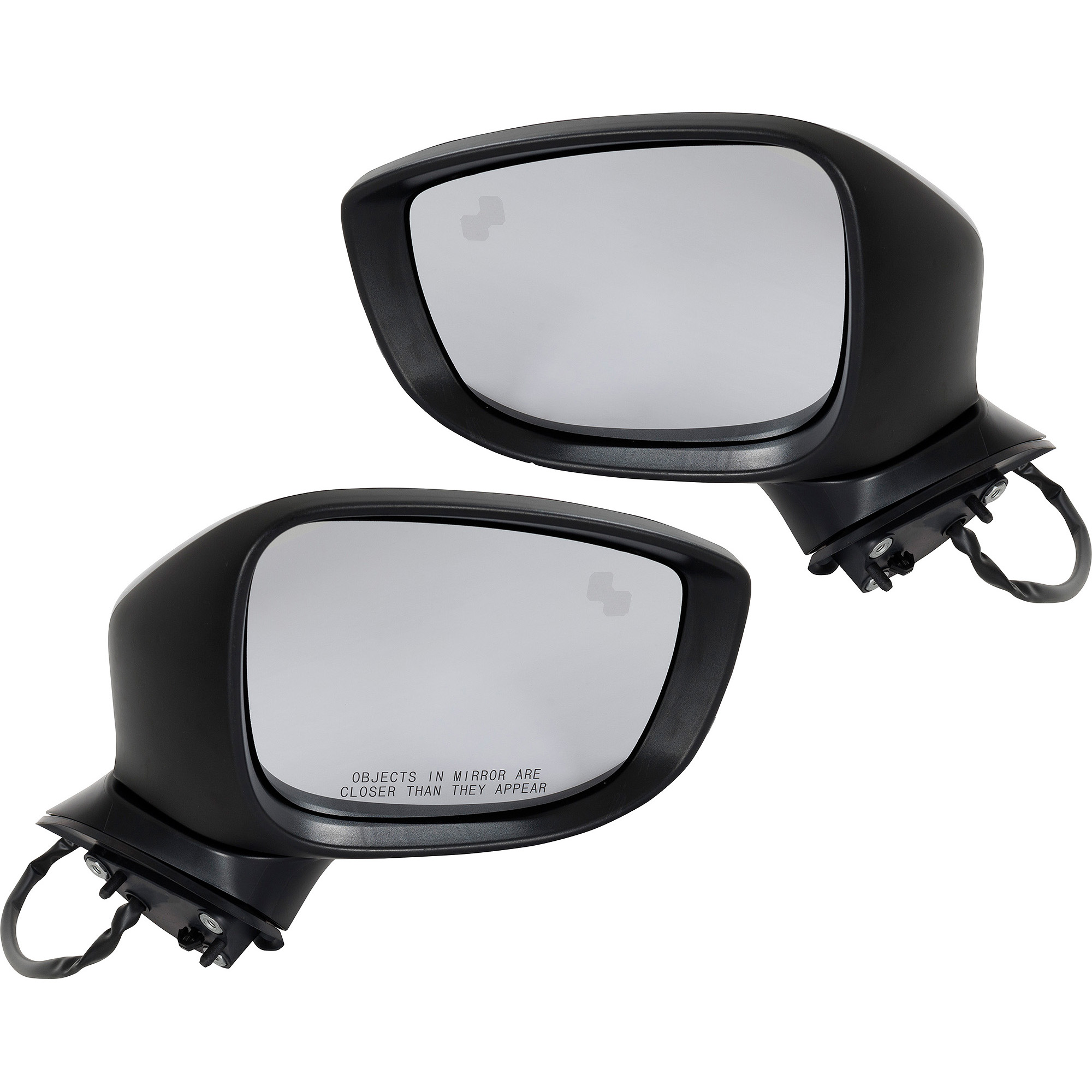 AM MAZDA 6-17-21 MIRROR RH AND LH Power Manual Folding Heated Paintable w BSD and Signal Light No Auto dimming SKU SET JMA112ER S Partslink MA1320219 MA1321219 OEM GRT969121A B63B69122A GRT9691G