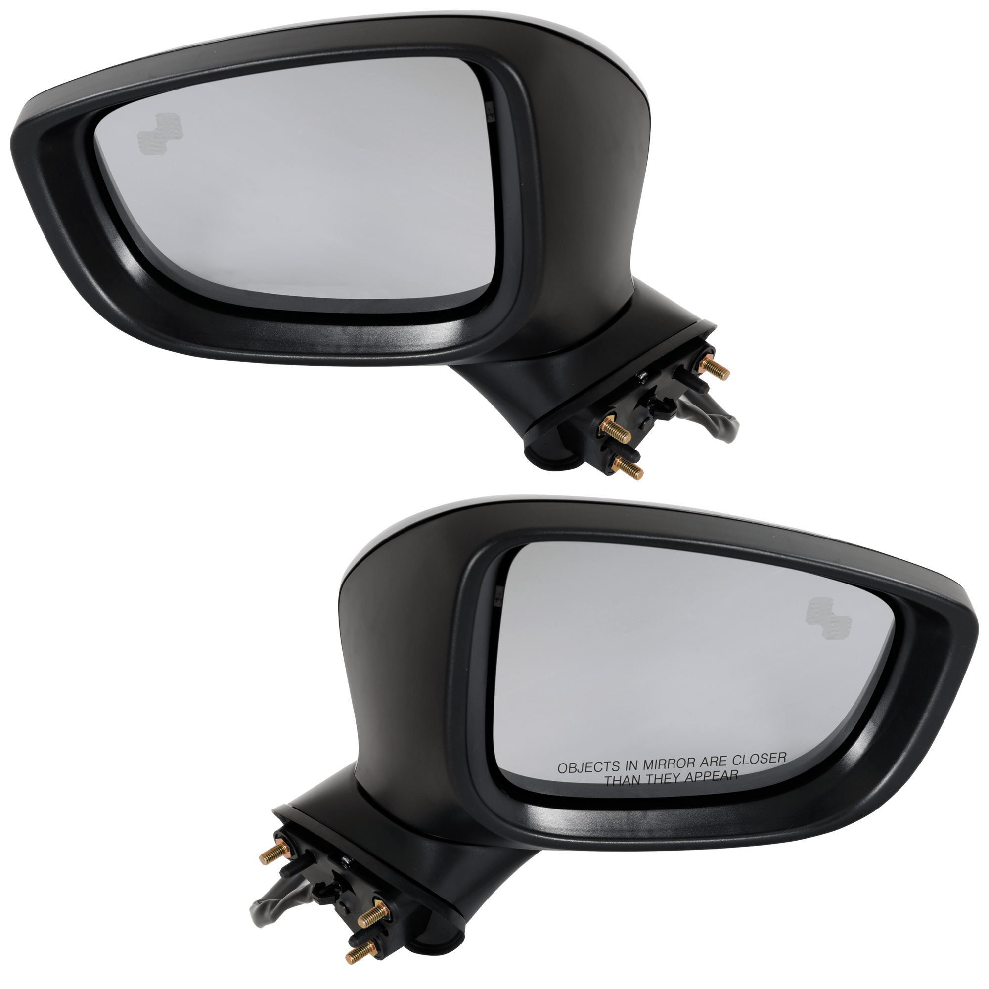 AM CX 5-17-21 MIRROR RH AND LH Power Manual Folding Non Heated Paintable w BSD and Signal Light No Auto dimming and Memory SKU SET JMA113ER S Partslink MA1320198 MA1321198 OEM KB8C69121A KB7W691G1 KB7W69122