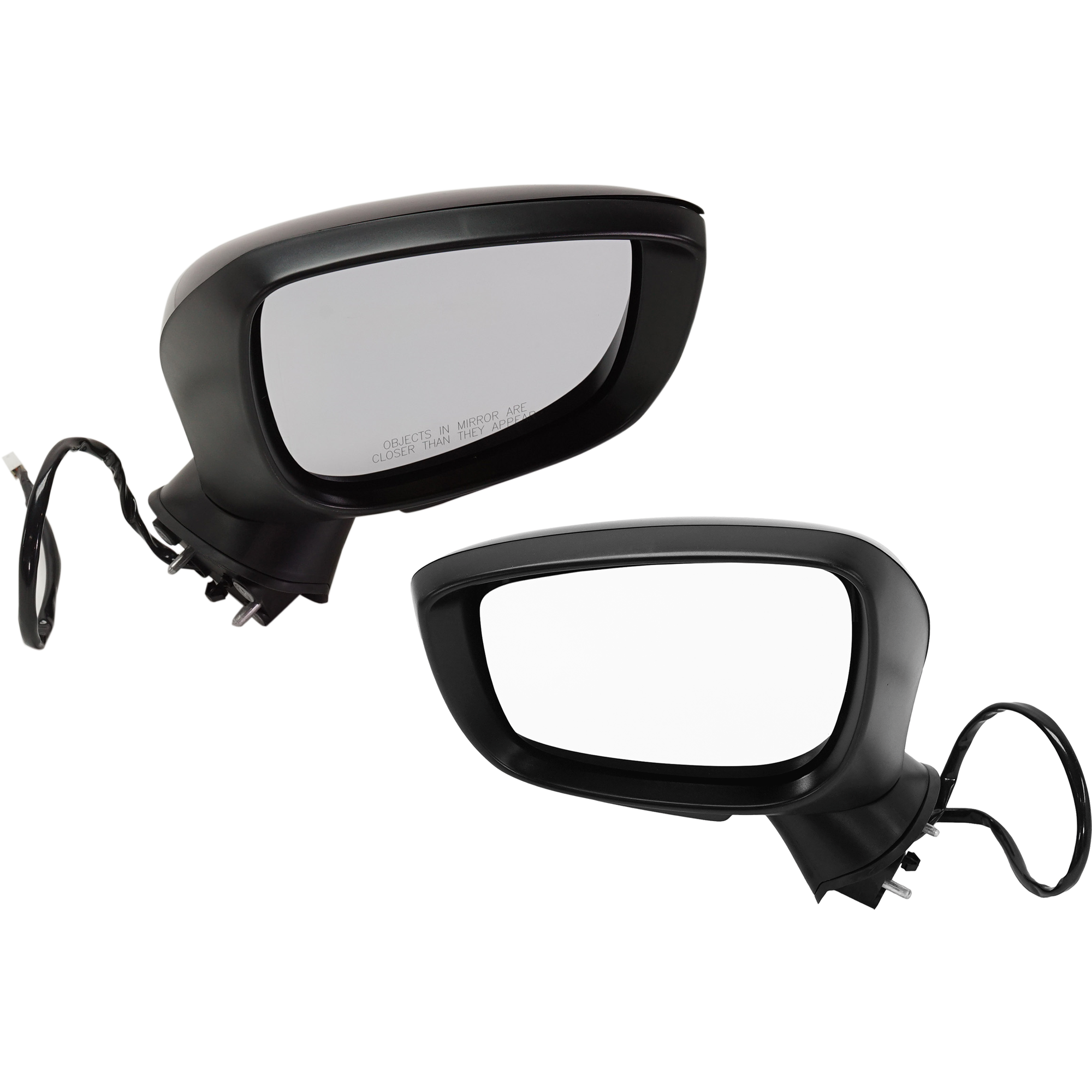 AM CX 3-16-22 MIRROR RH AND LH Power Manual Folding Heated Paintable w In housing Signal Light No Auto dimming BSD and Memory SKU SET JMA29ER S Partslink MA1320209 MA1321209 OEM DB2P69121B PFM DB2P69181B PFM