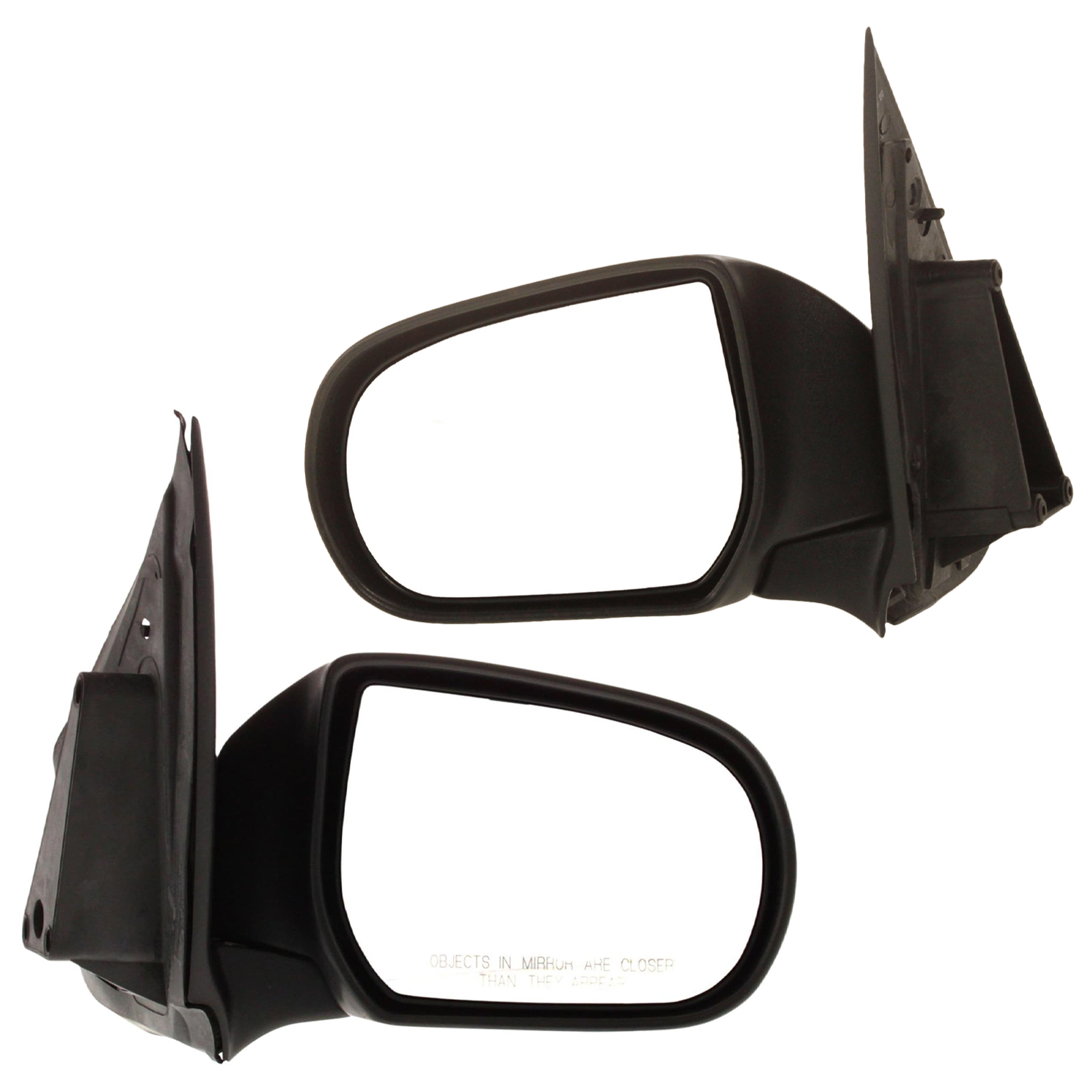 AM TRIBUTE 01-04 MIRROR RH AND LH Manual Adjust Manual Folding Non Heated Textured SKU SET JMA37R Partslink MA1320127 MA1321127 OEM EC0269120J EC0269180J